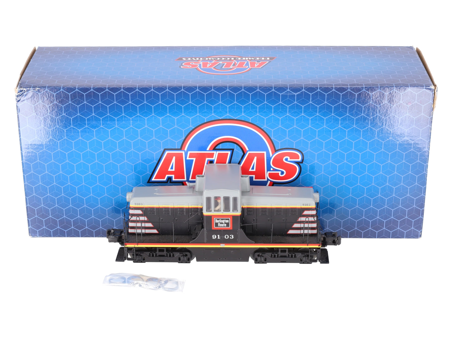 Atlas 30138000 O Gauge 44Ton Switcher Locomotive Burlington Route #9103 EX/Box