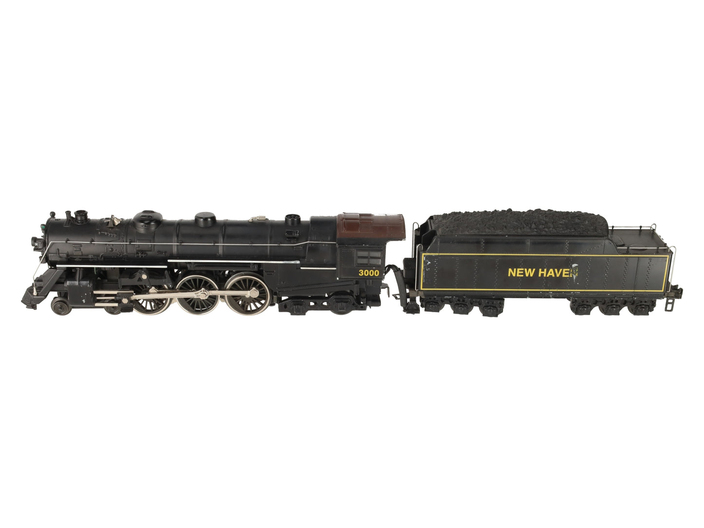 Lionel O Gauge New Haven 2-6-2 Steam locomotive & Tender #3000 VG