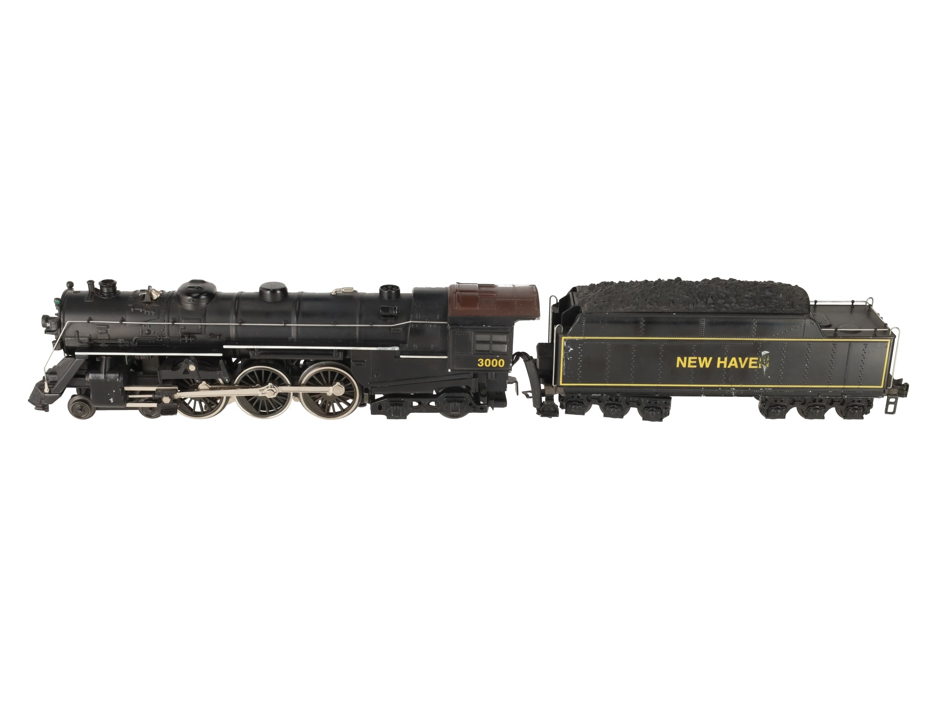 Lionel O Gauge New Haven 2-6-2 Steam locomotive & Tender #3000 VG