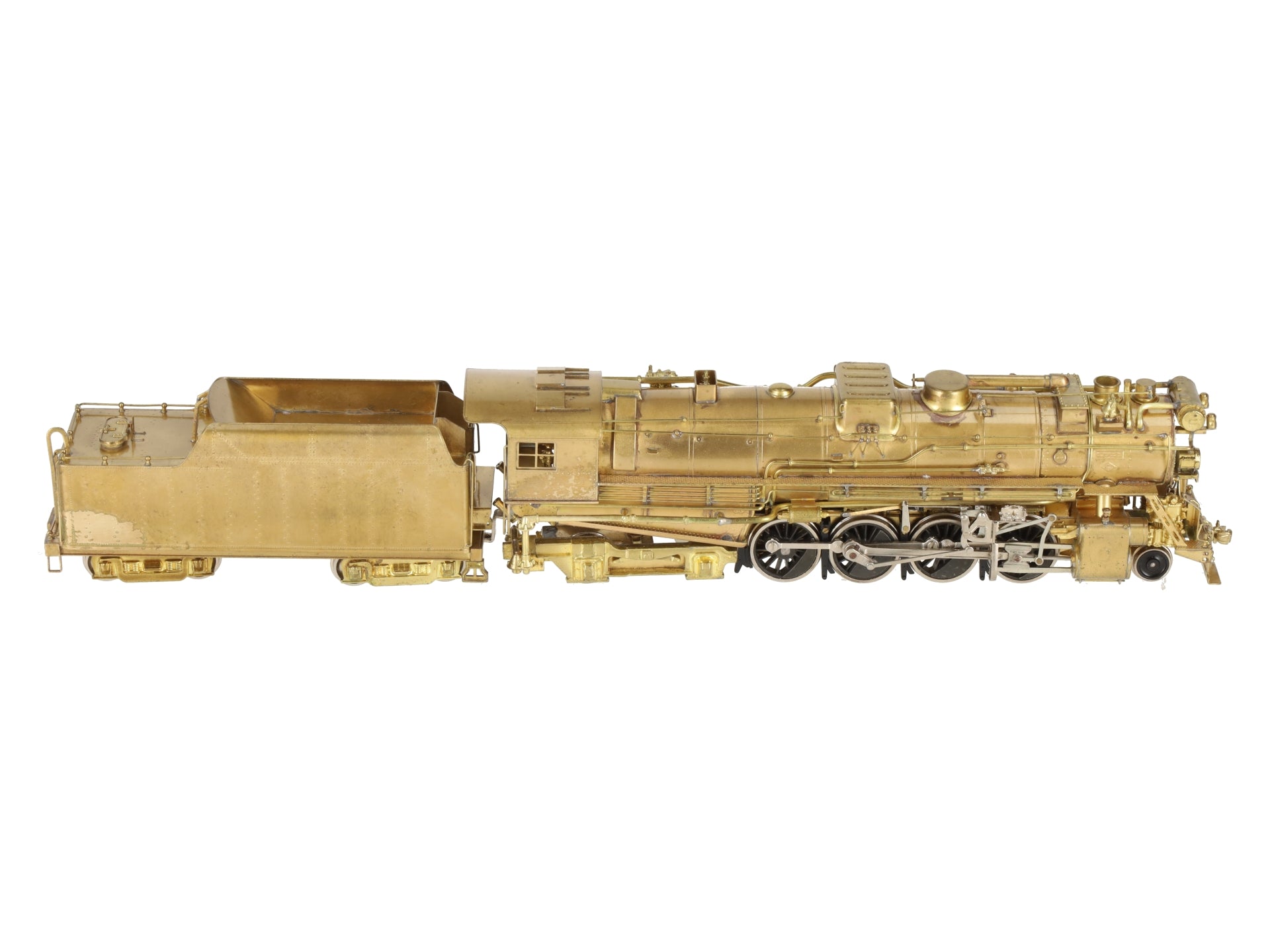 Nickel Plate HO BRASS B&A Class A-1b 2-8-4 Steam Locomotive & Tender EX/Box