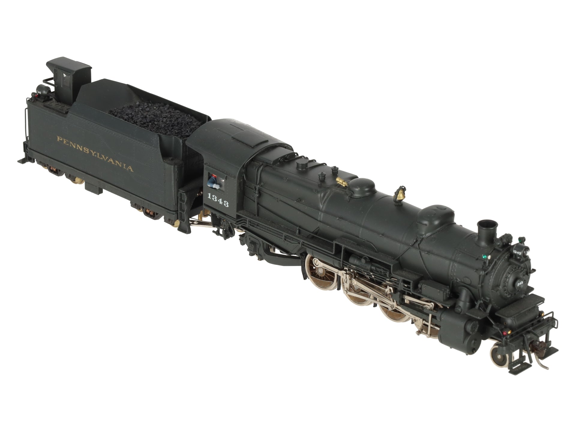 Scale Models HO Scale Pennsylvania Railroad Steam Locomotive #1343 VG/Box