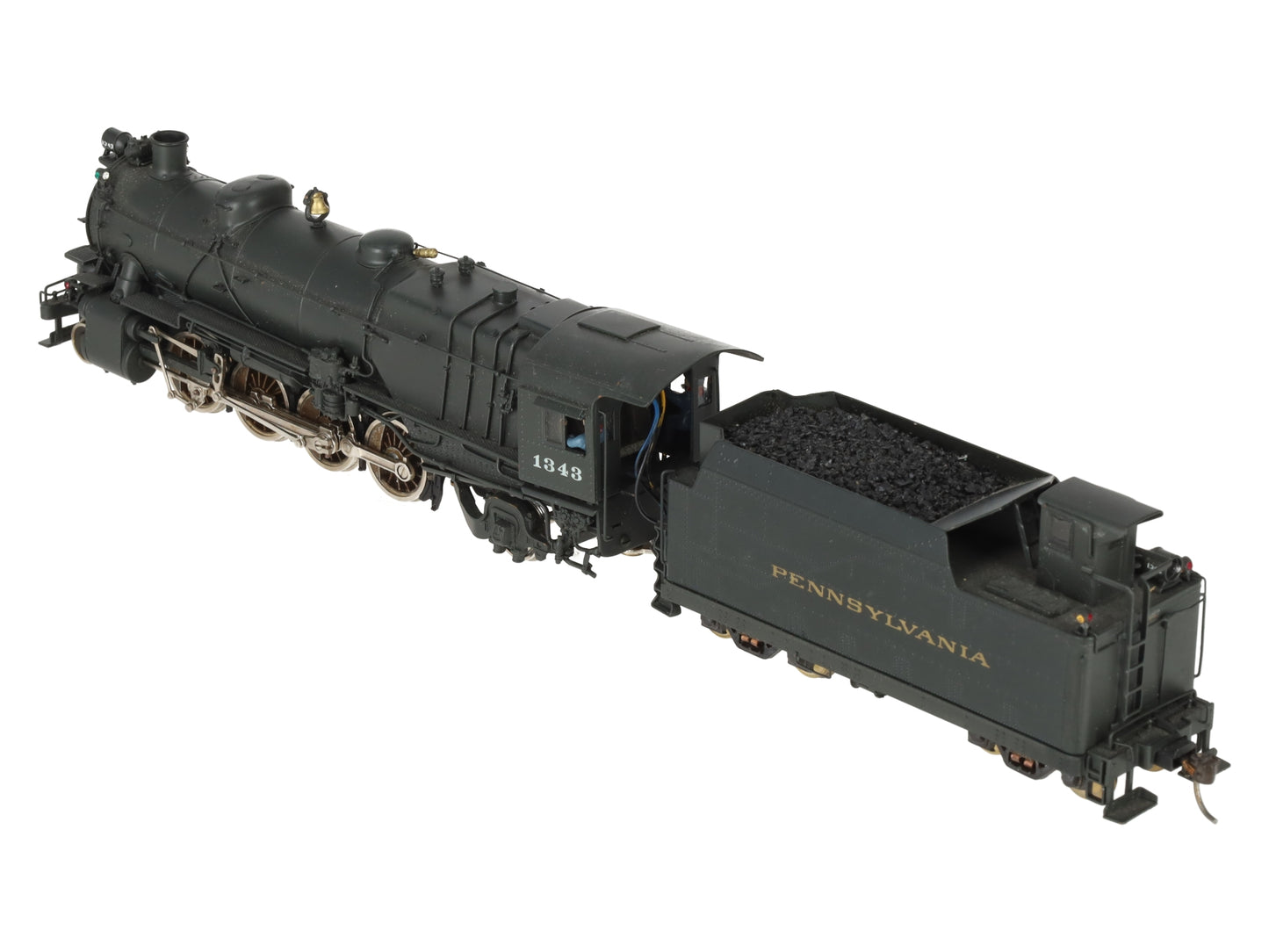 Scale Models HO Scale Pennsylvania Railroad Steam Locomotive #1343 VG/Box