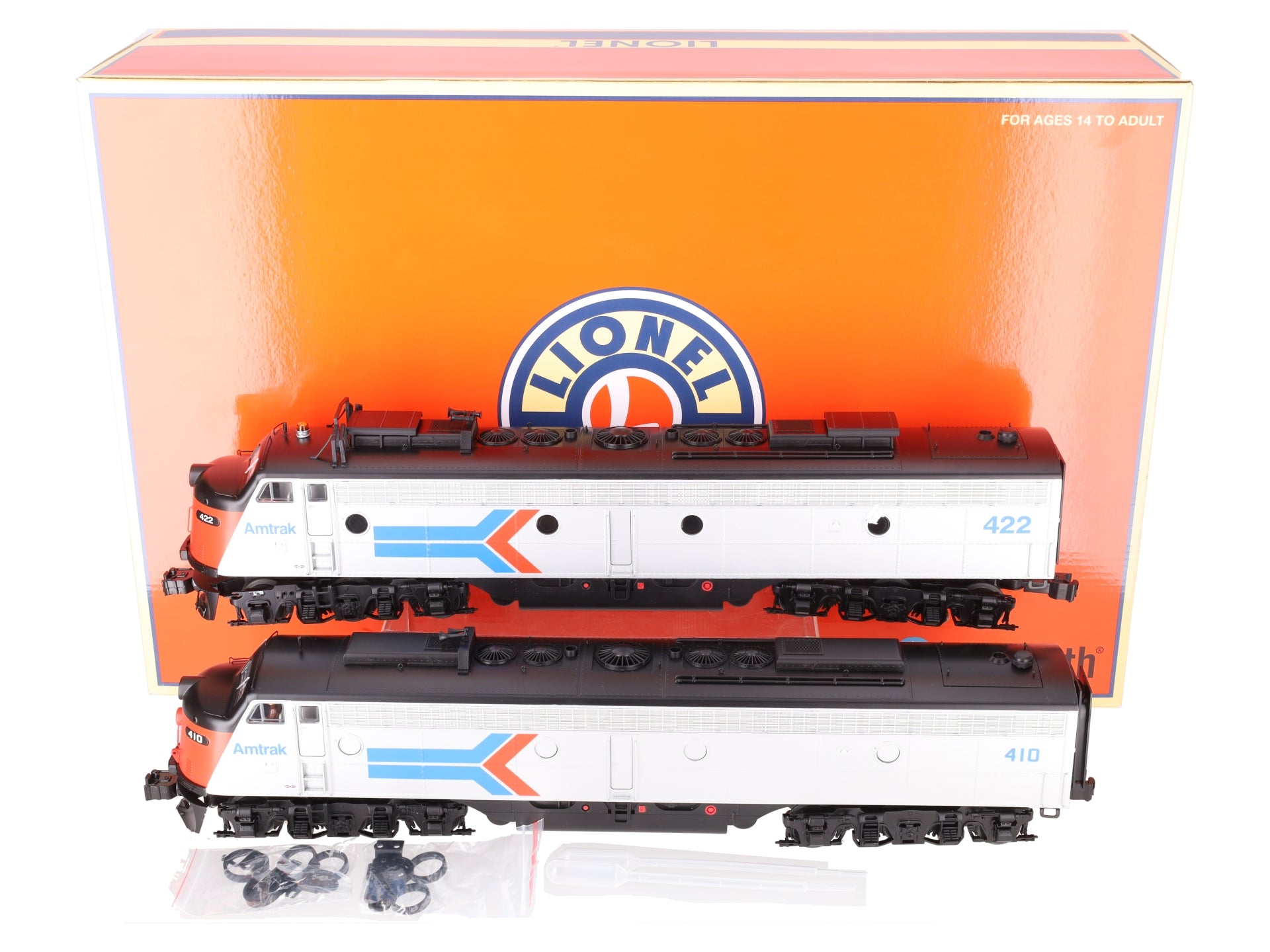 Lionel 2333330 O Gauge Amtrak E8 AA Diesel Set #410-422 w LEGACY LN/Box