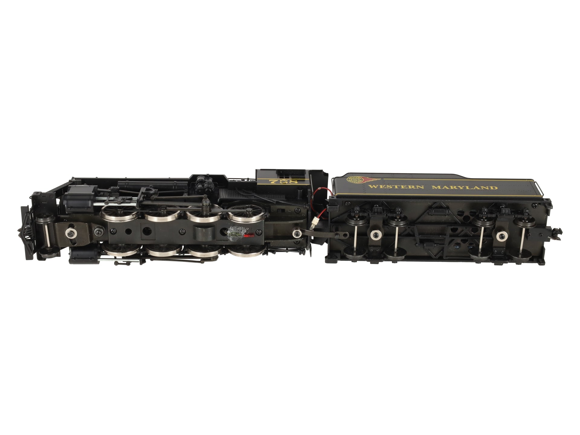 Weaver 1804S O WM Baldwin 2-8-0 Consolidation Steam Locomotive #758 (2-Rail) EX