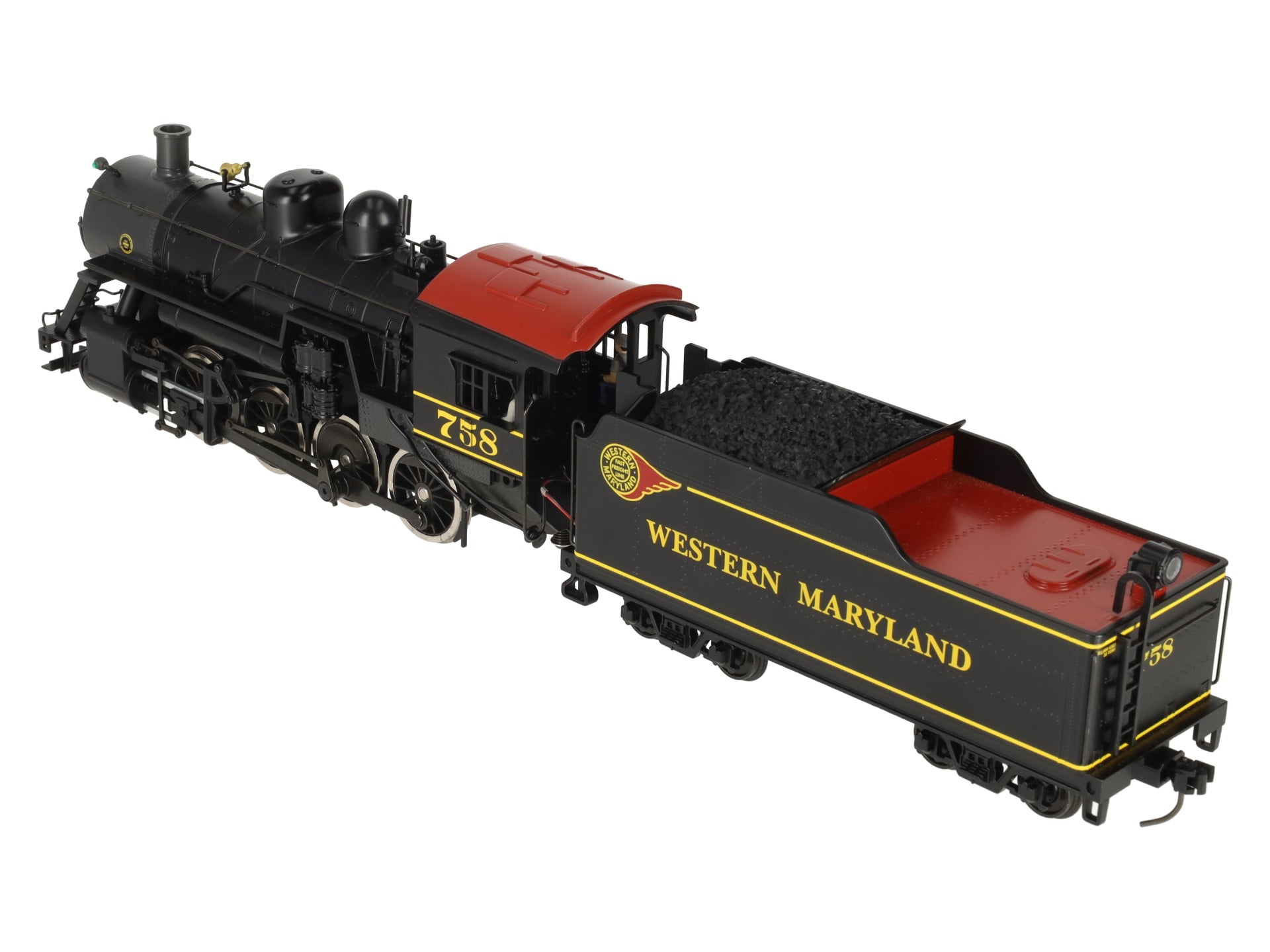 Weaver 1804S O WM Baldwin 2-8-0 Consolidation Steam Locomotive #758 (2-Rail) EX