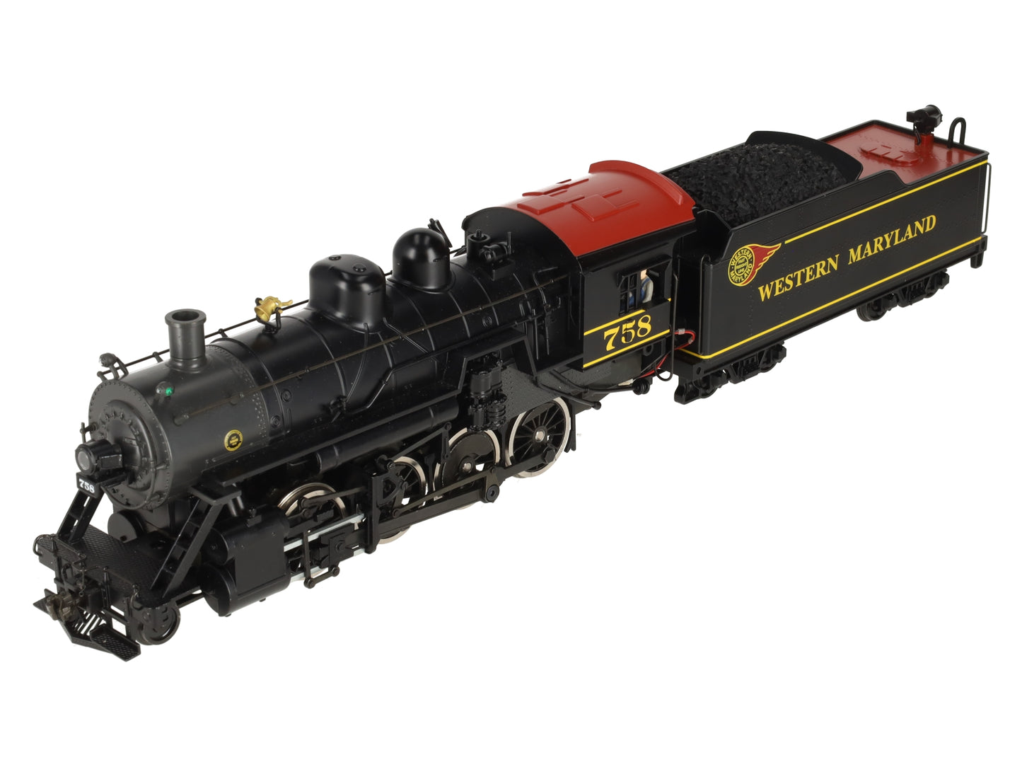 Weaver 1804S O WM Baldwin 2-8-0 Consolidation Steam Locomotive #758 (2-Rail) EX