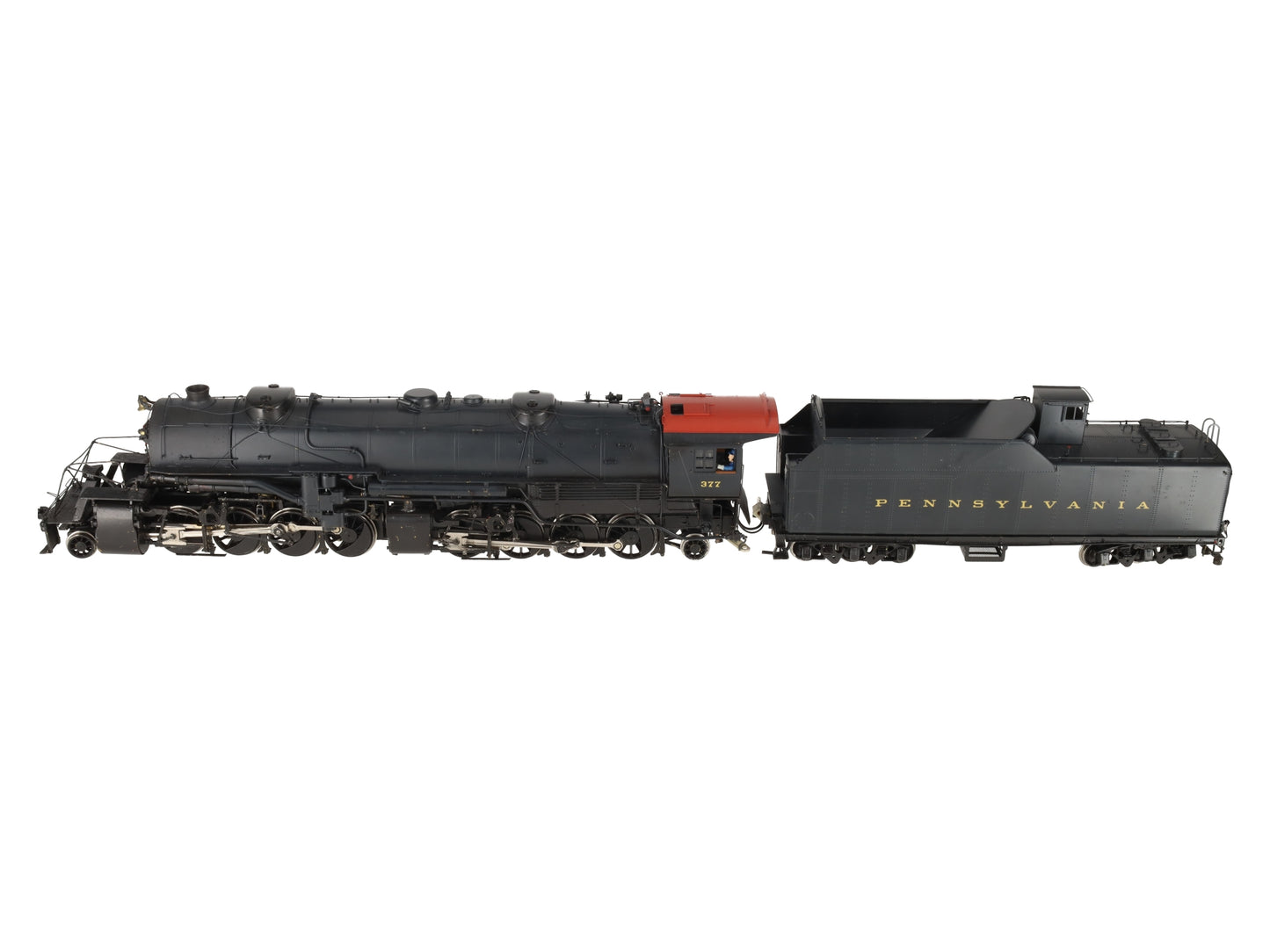 Overland 0139 O Brass PRR HH-1 Class 2-8-8-2 Steam Loco & Tender #377 (2-Rail) EX/Box