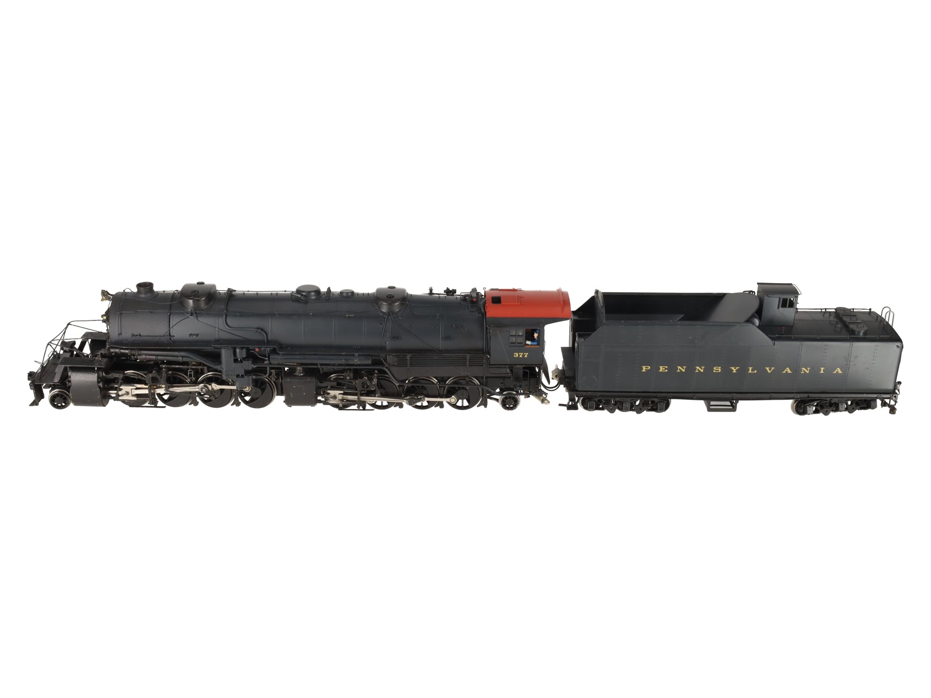 Overland 0139 O Brass PRR HH-1 Class 2-8-8-2 Steam Loco & Tender #377 (2-Rail) EX/Box