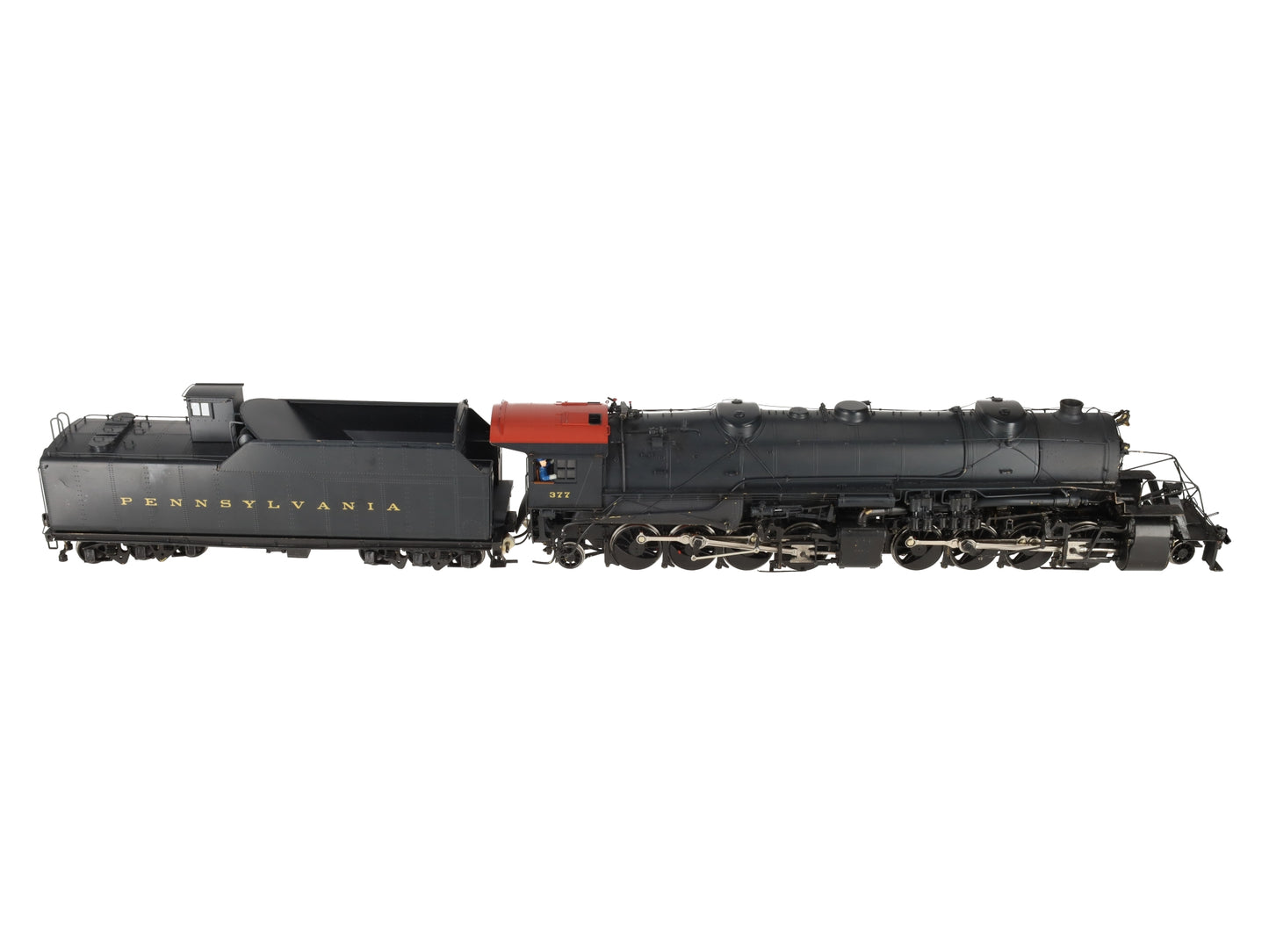 Overland 0139 O Brass PRR HH-1 Class 2-8-8-2 Steam Loco & Tender #377 (2-Rail) EX/Box