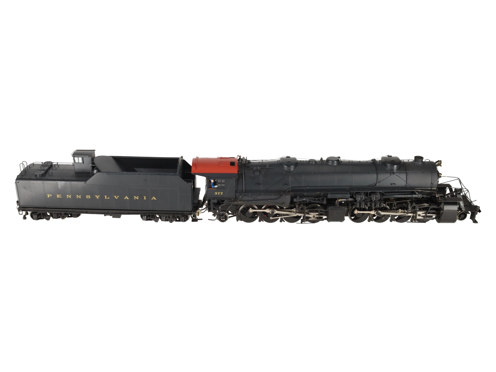 Overland 0139 O Brass PRR HH-1 Class 2-8-8-2 Steam Loco & Tender #377 (2-Rail) EX/Box