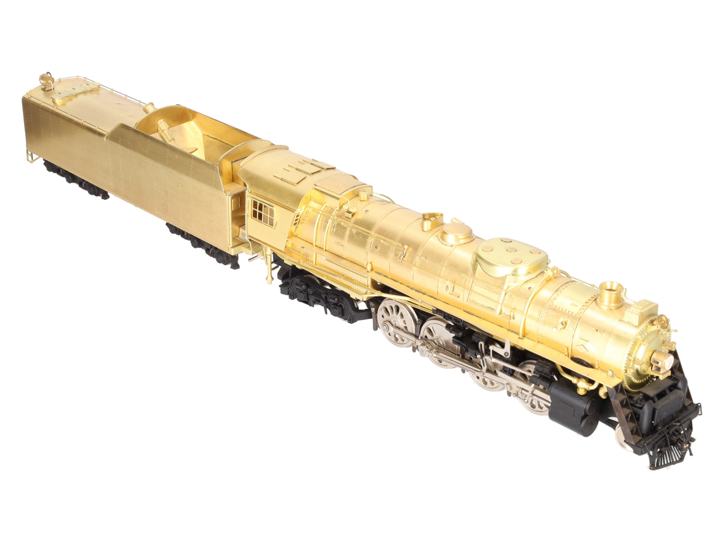 US Hobbies 1747 O Brass L & N 2-8-4 Steam Locomotive & Tender (2-Rail) VG/Box
