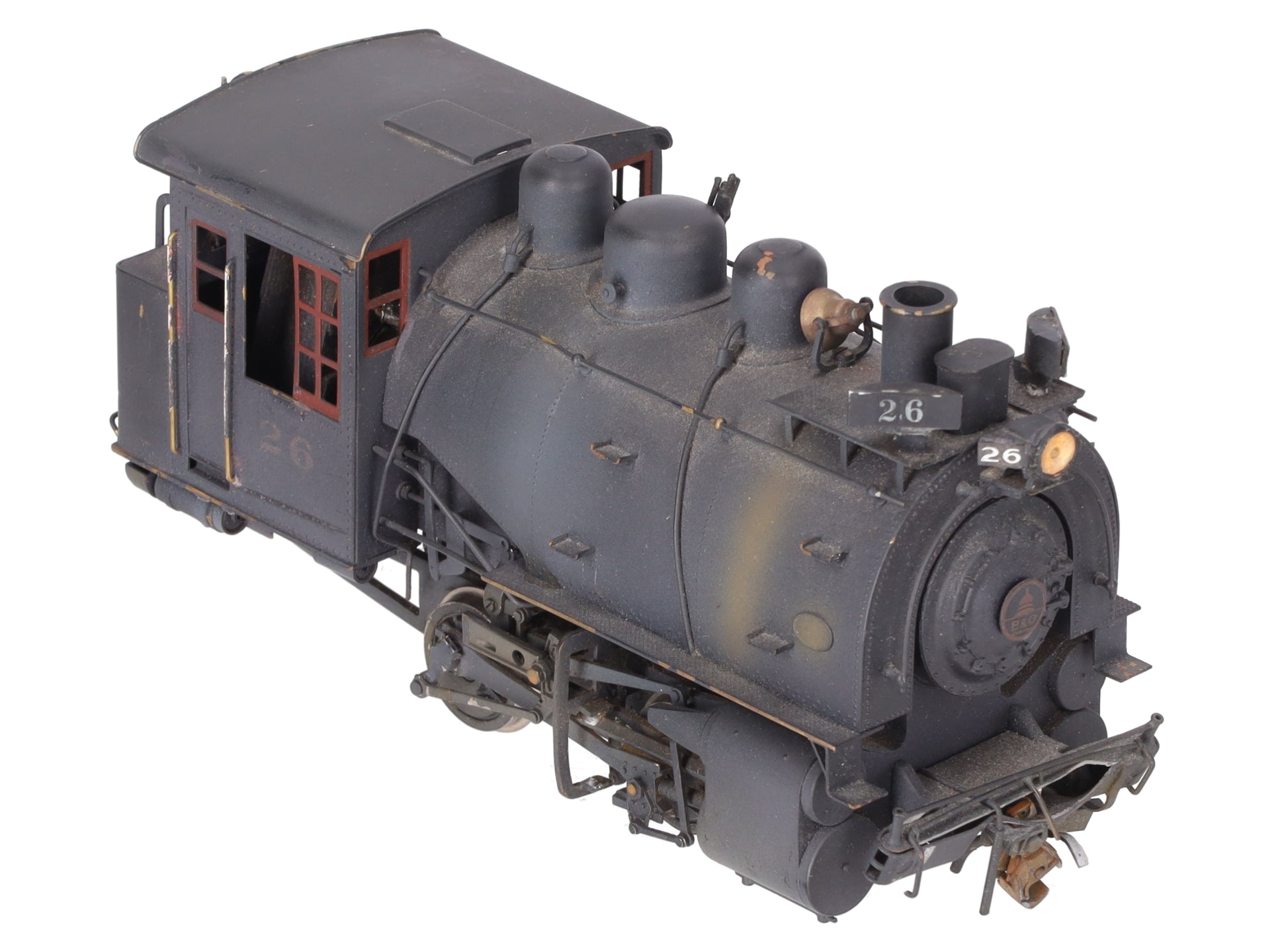 KTM Scale Models O BRASS 2-Rail B&O 0-4-0 T Dockside Switcher - Painted