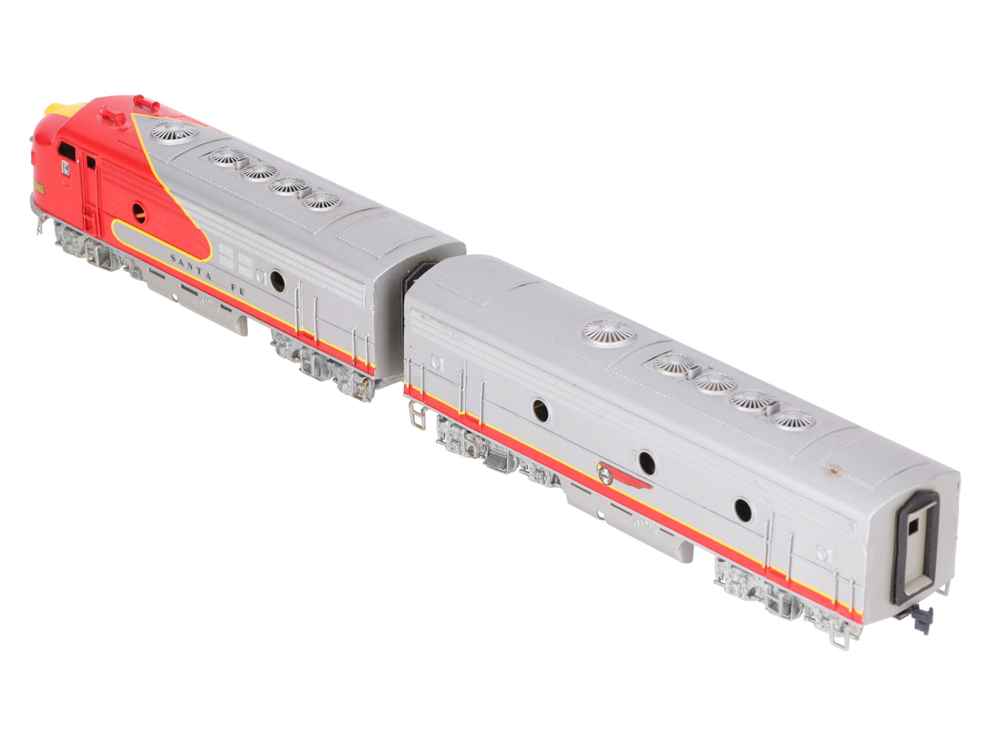 Tenshodo 131/132 HO BRASS Santa Fe EMD F-9 AB Diesel Locomotive Set-Painted