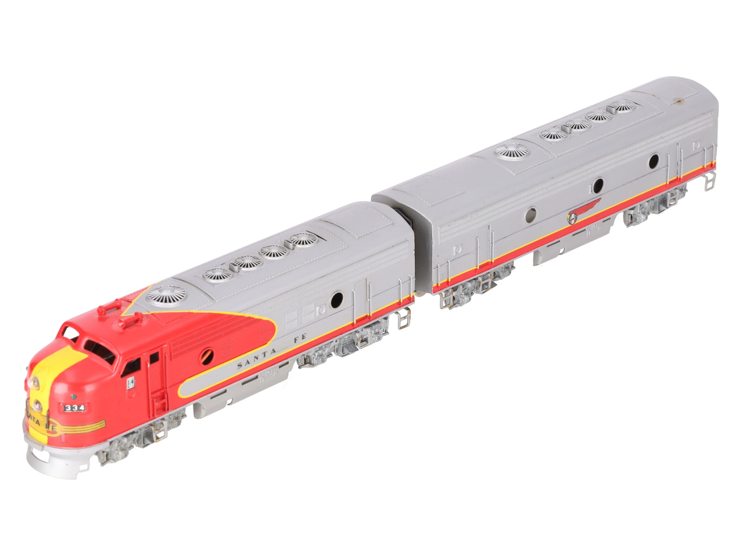 Tenshodo 131/132 HO BRASS Santa Fe EMD F-9 AB Diesel Locomotive Set-Painted