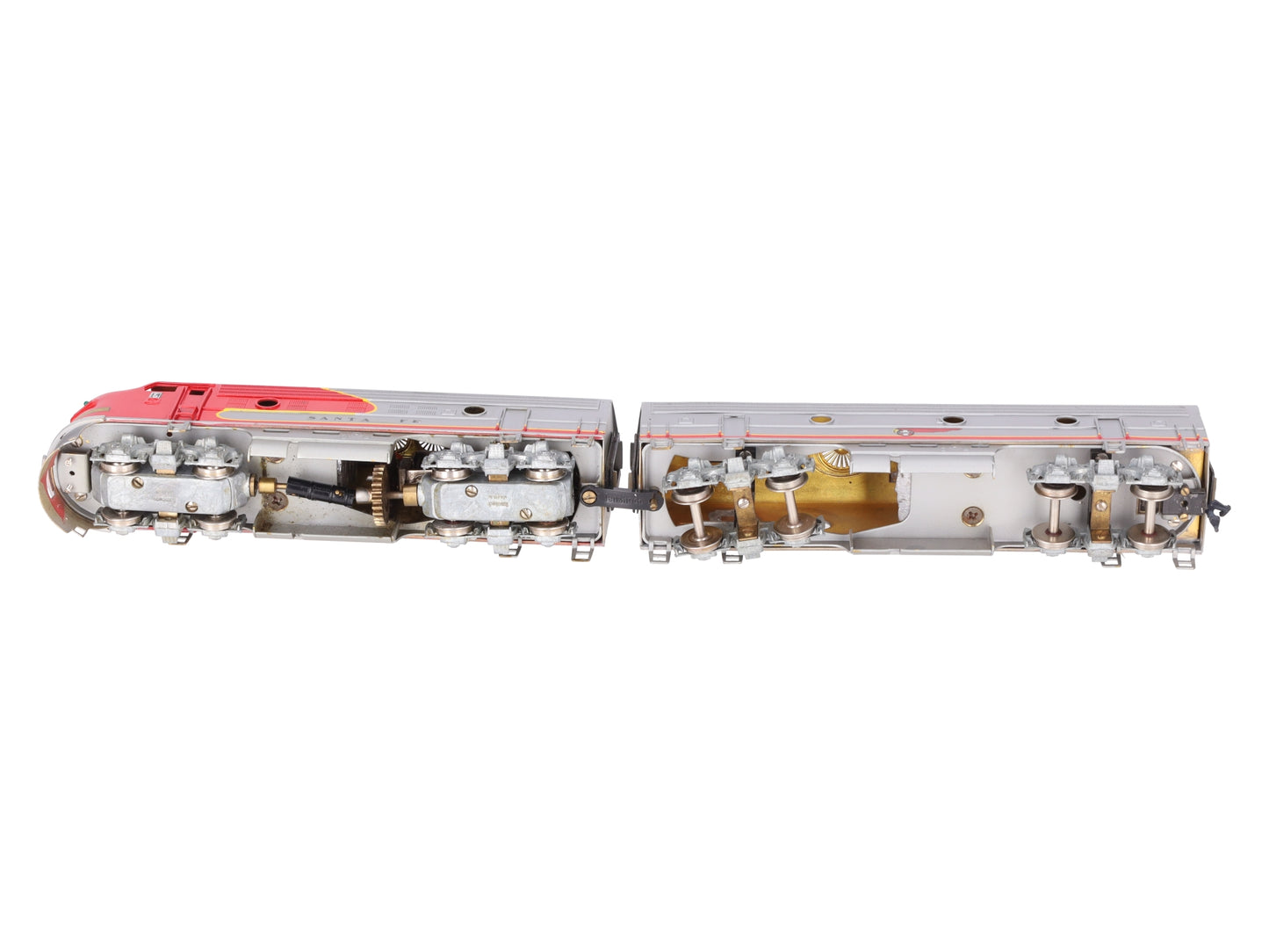 Tenshodo 131/132 HO BRASS Santa Fe EMD F-9 AB Diesel Locomotive Set-Painted