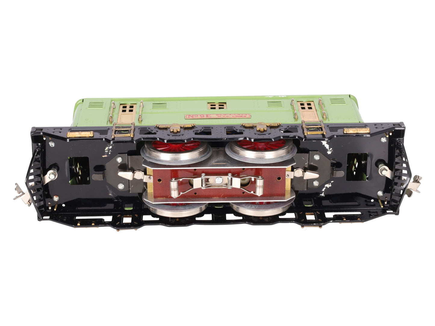 MTH 9E Standard Gauge Light Green 2-4-2 Electric Locomotive #9E EX