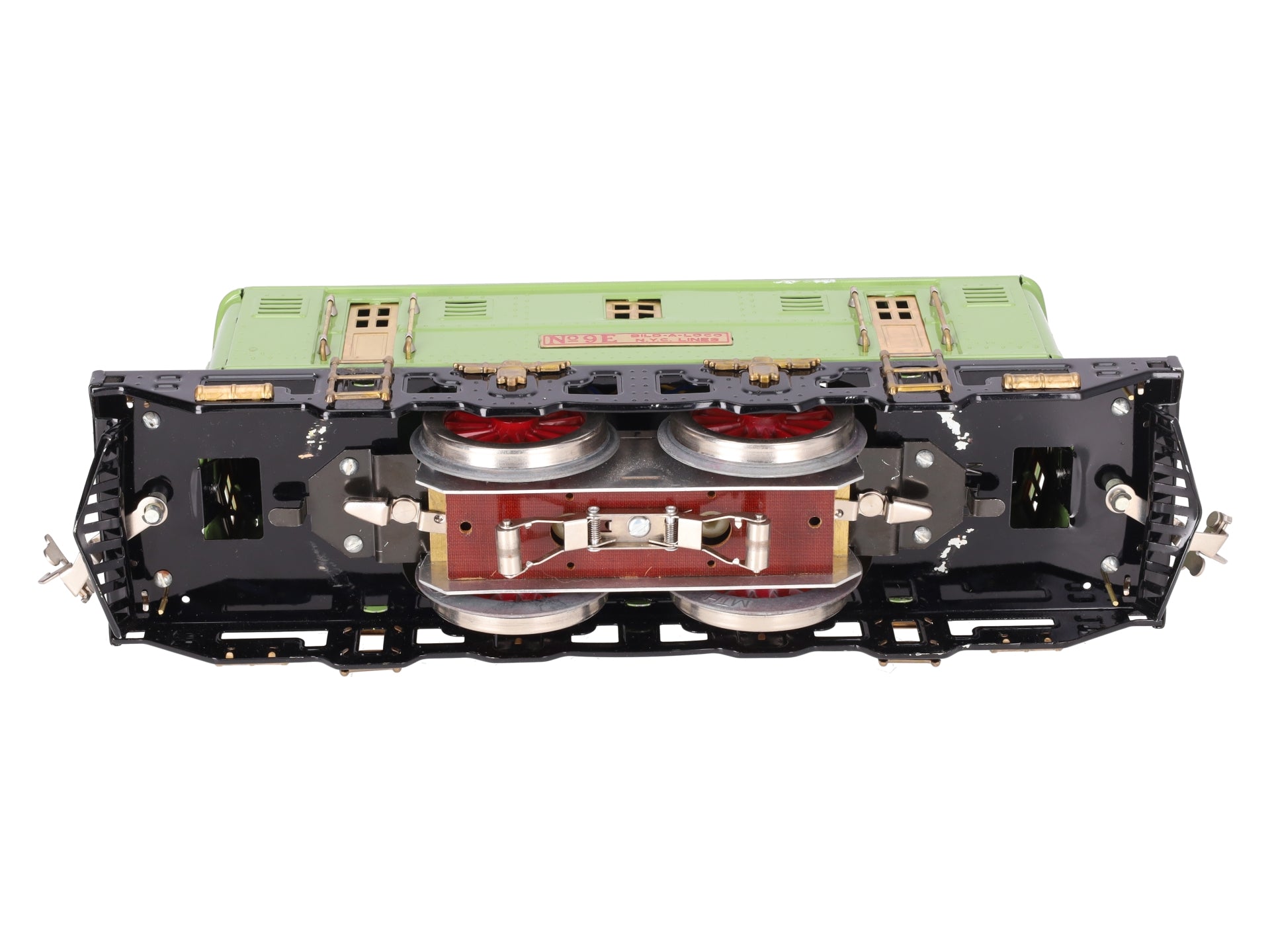 MTH 9E Standard Gauge Light Green 2-4-2 Electric Locomotive #9E EX