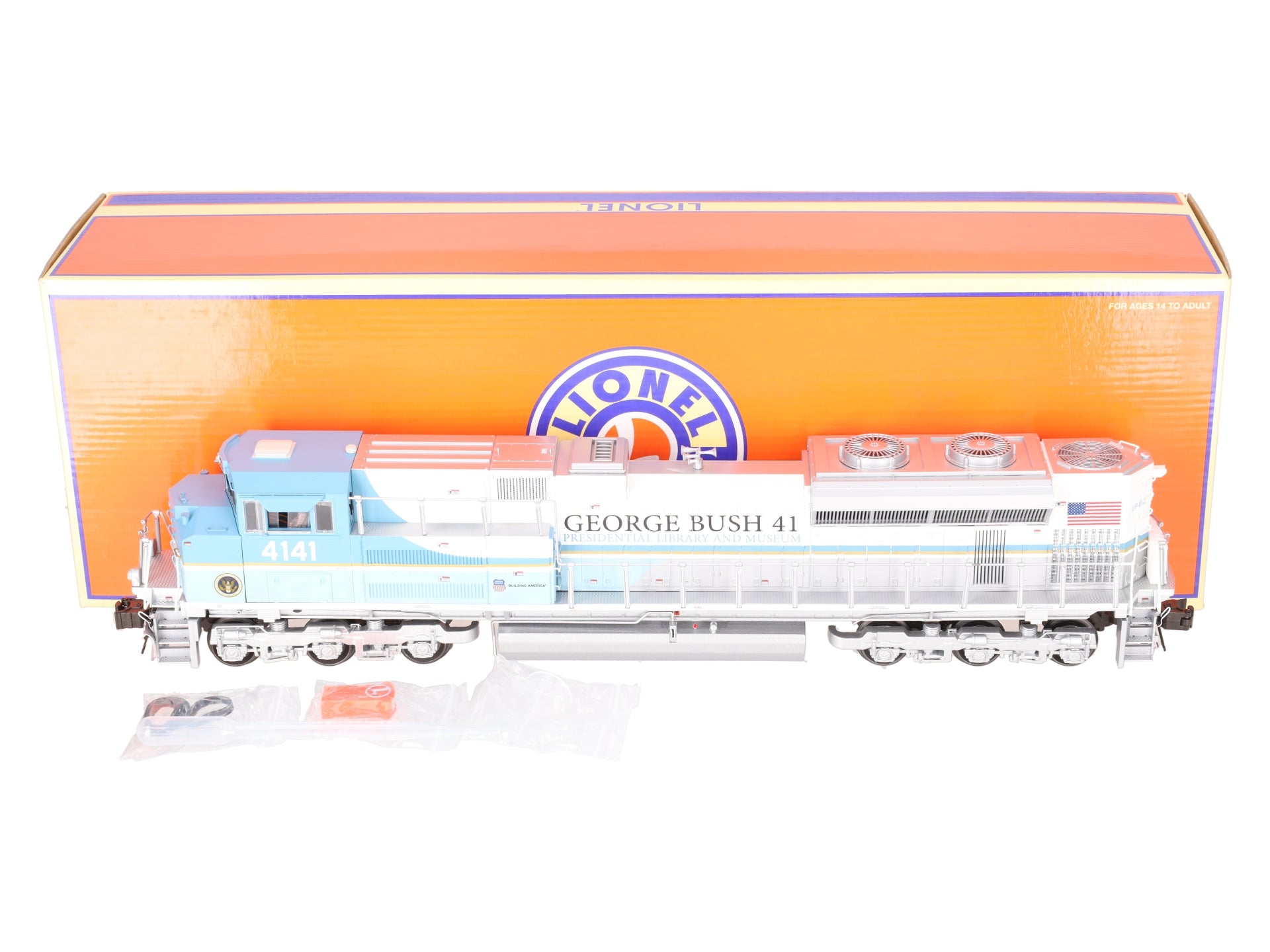 Lionel 6-34618 O UP George Bush SD70 Ace Diesel Locomotive #4141 with Legacy LN/Box
