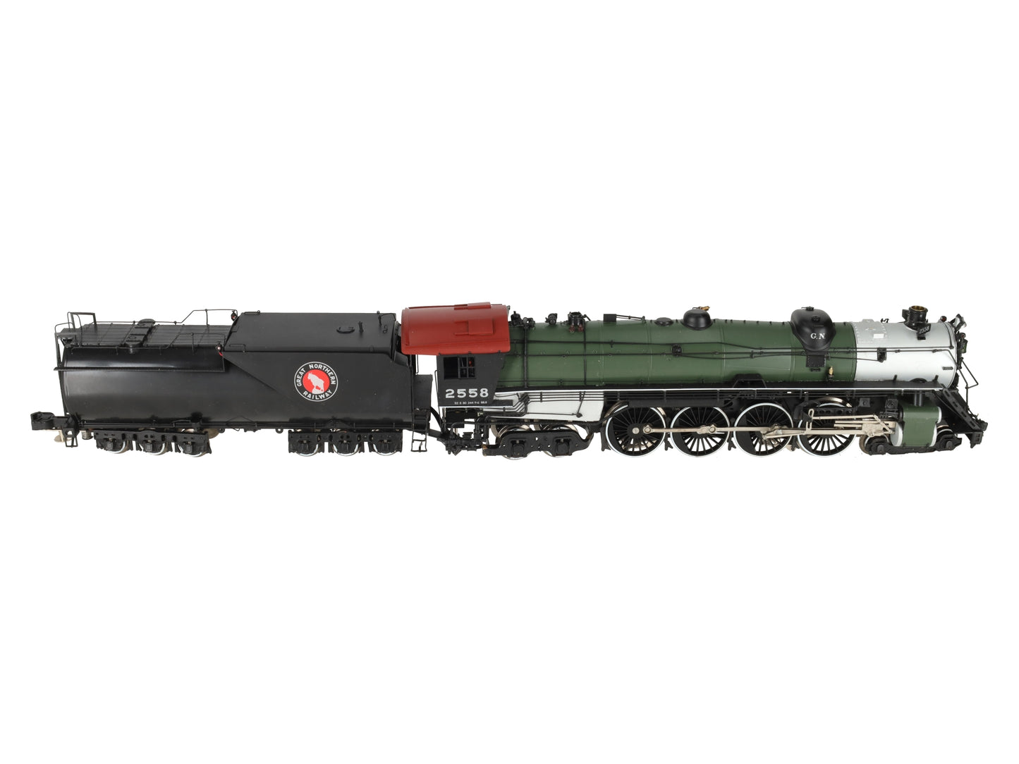 3rd Rail 2558 O Brass Great Northern 4-8-4 S-2 Steam Locomotive #2558 EX/Box