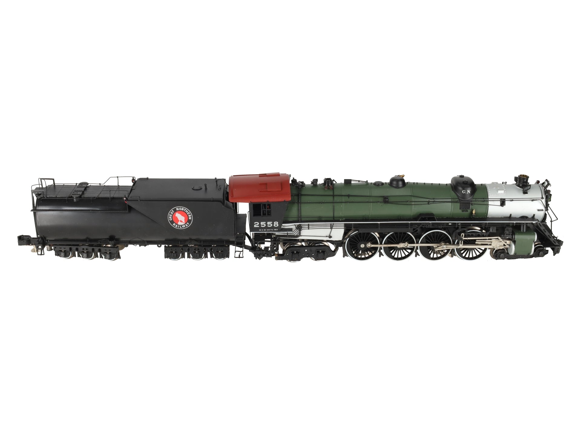 3rd Rail 2558 O Brass Great Northern 4-8-4 S-2 Steam Locomotive #2558 EX/Box