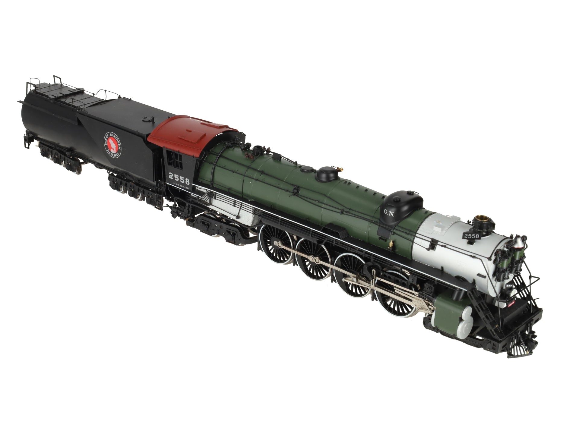 3rd Rail 2558 O Brass Great Northern 4-8-4 S-2 Steam Locomotive #2558 EX/Box