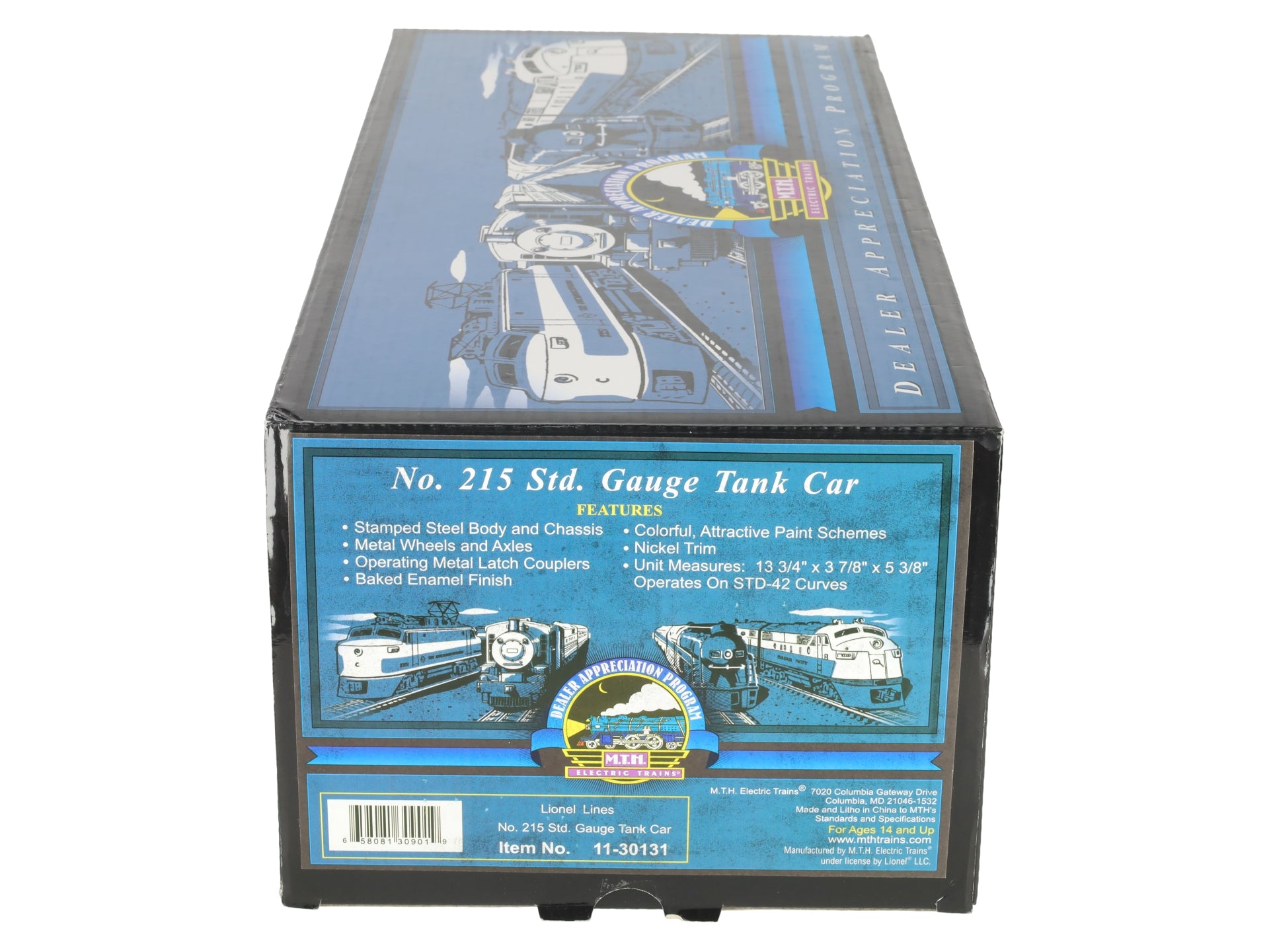 MTH 11-30131 Standard Gauge Lionel Lines Tank Car LN/Box