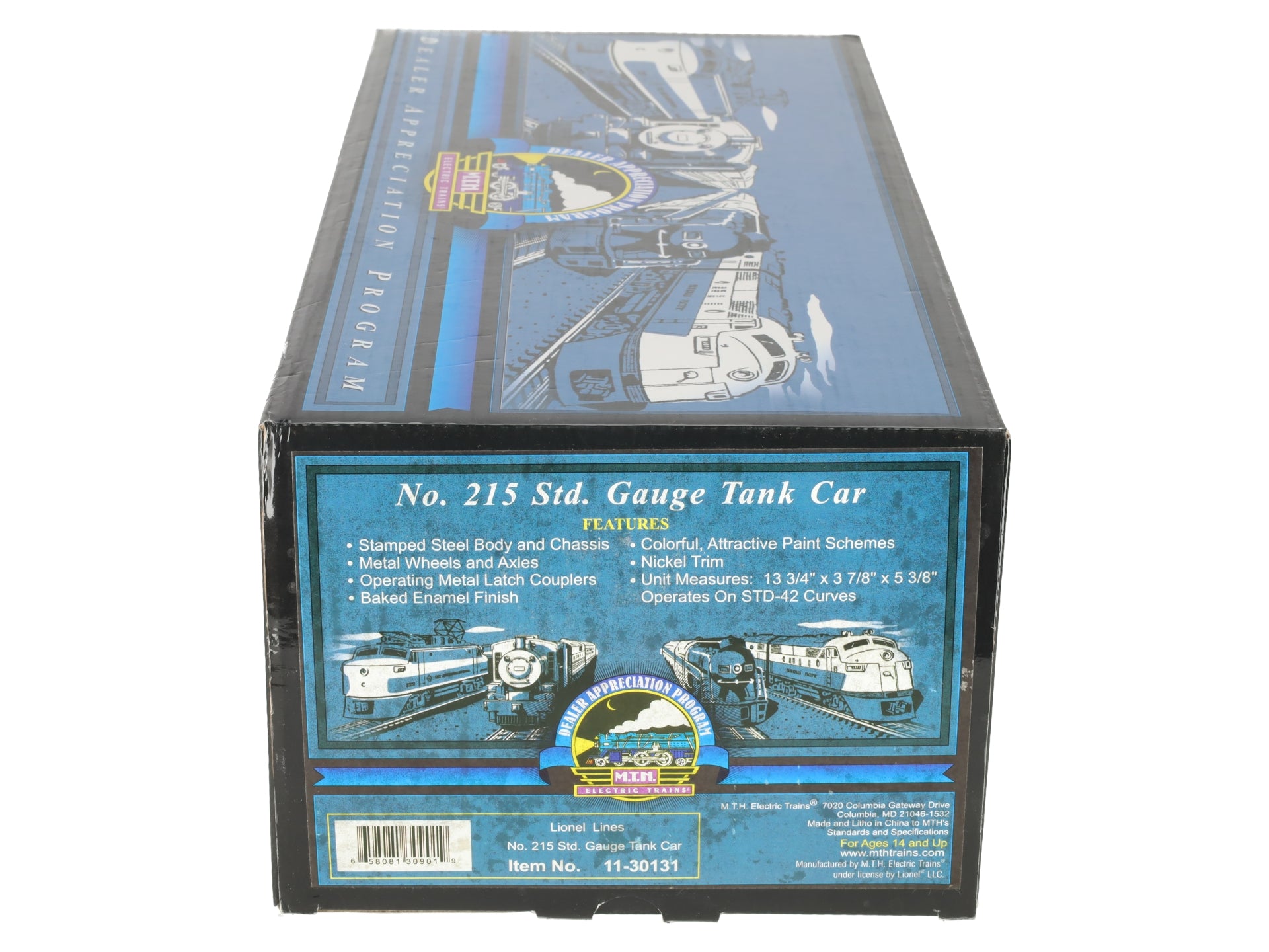 MTH 11-30131 Standard Gauge Lionel Lines Tank Car LN/Box