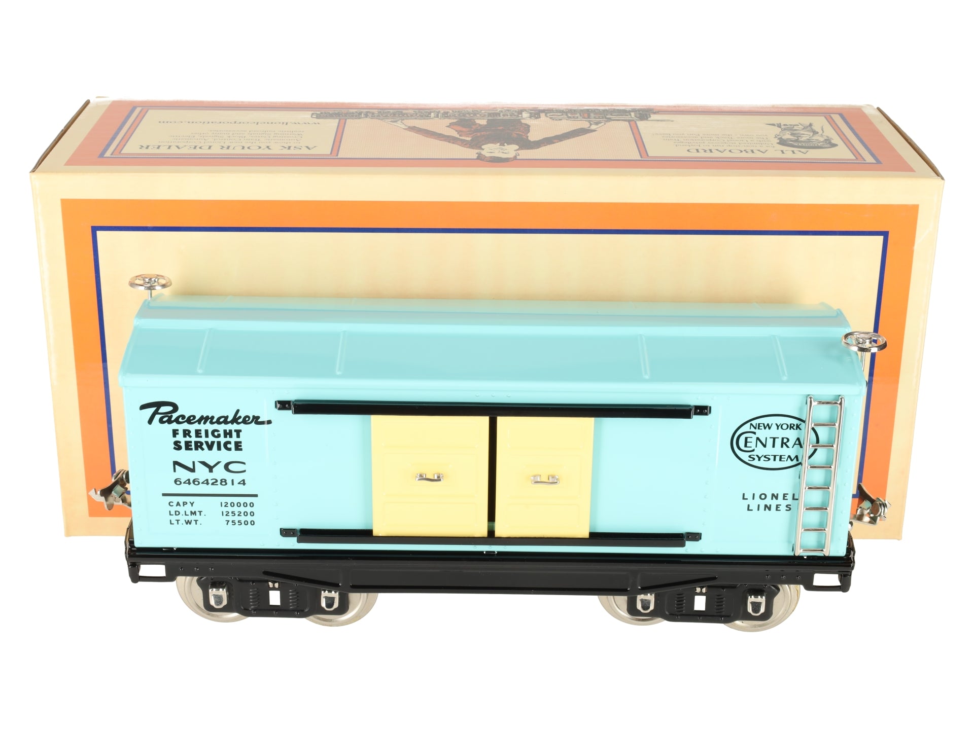 MTH 11-30154 Standard Gauge New York Central Boxcar LN/Box