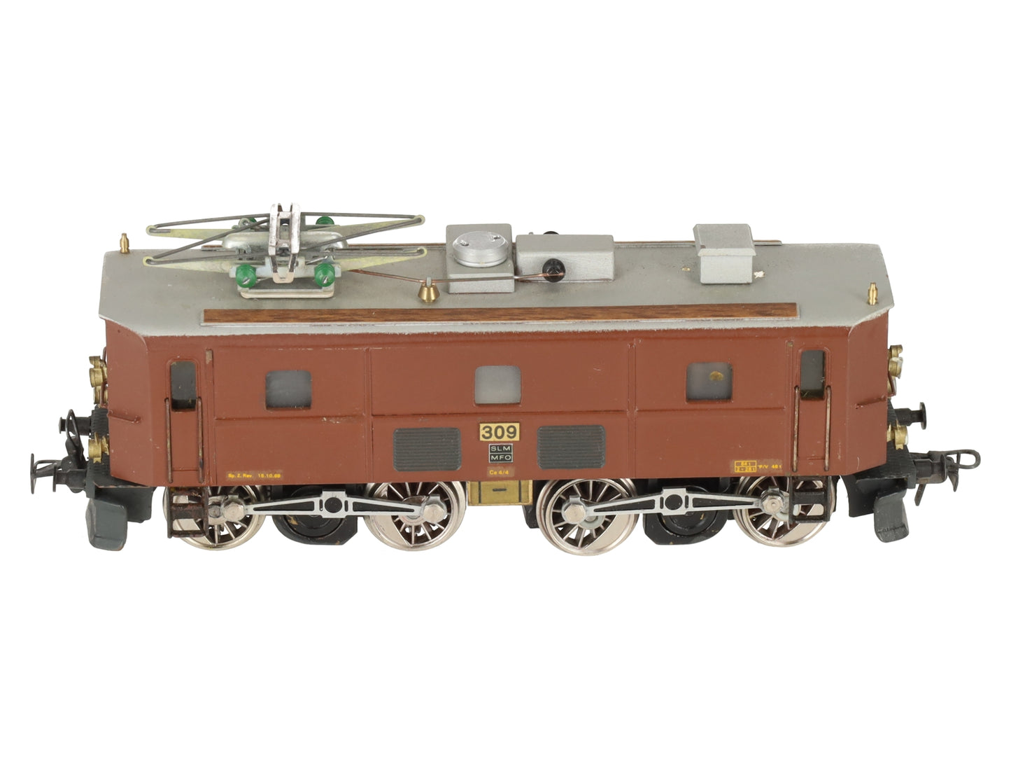 Fulgurex 309 HO Scale Brass BLS Ce 4/4 Electric Locomotive #309