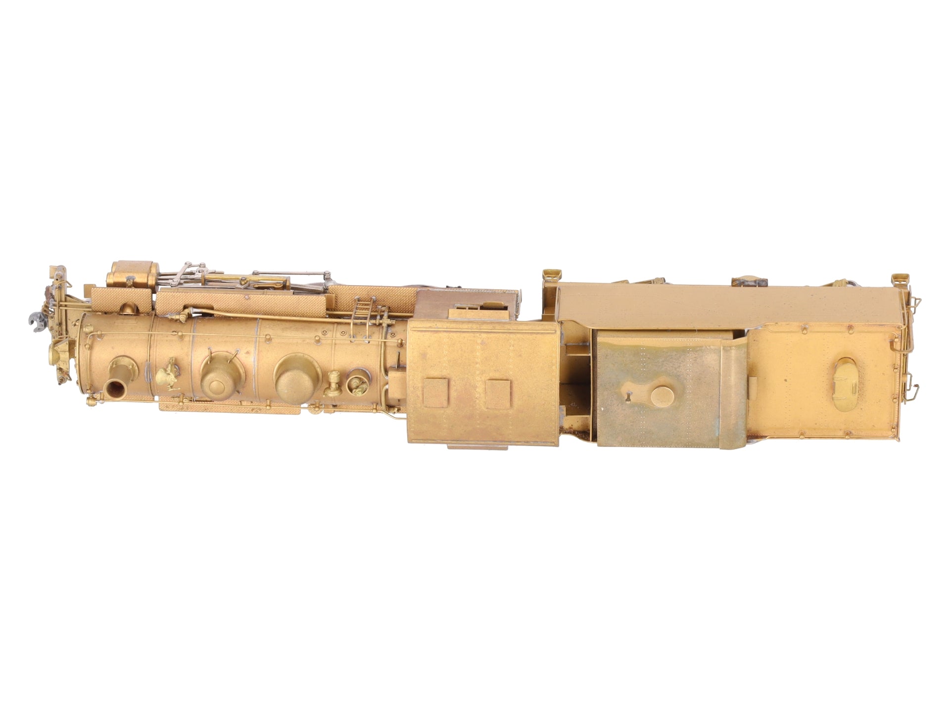 Pacific Fast Mail HO BRASS Western Pacific 4-6-0 Steam Loco & Tender-Unpainted VG/Box