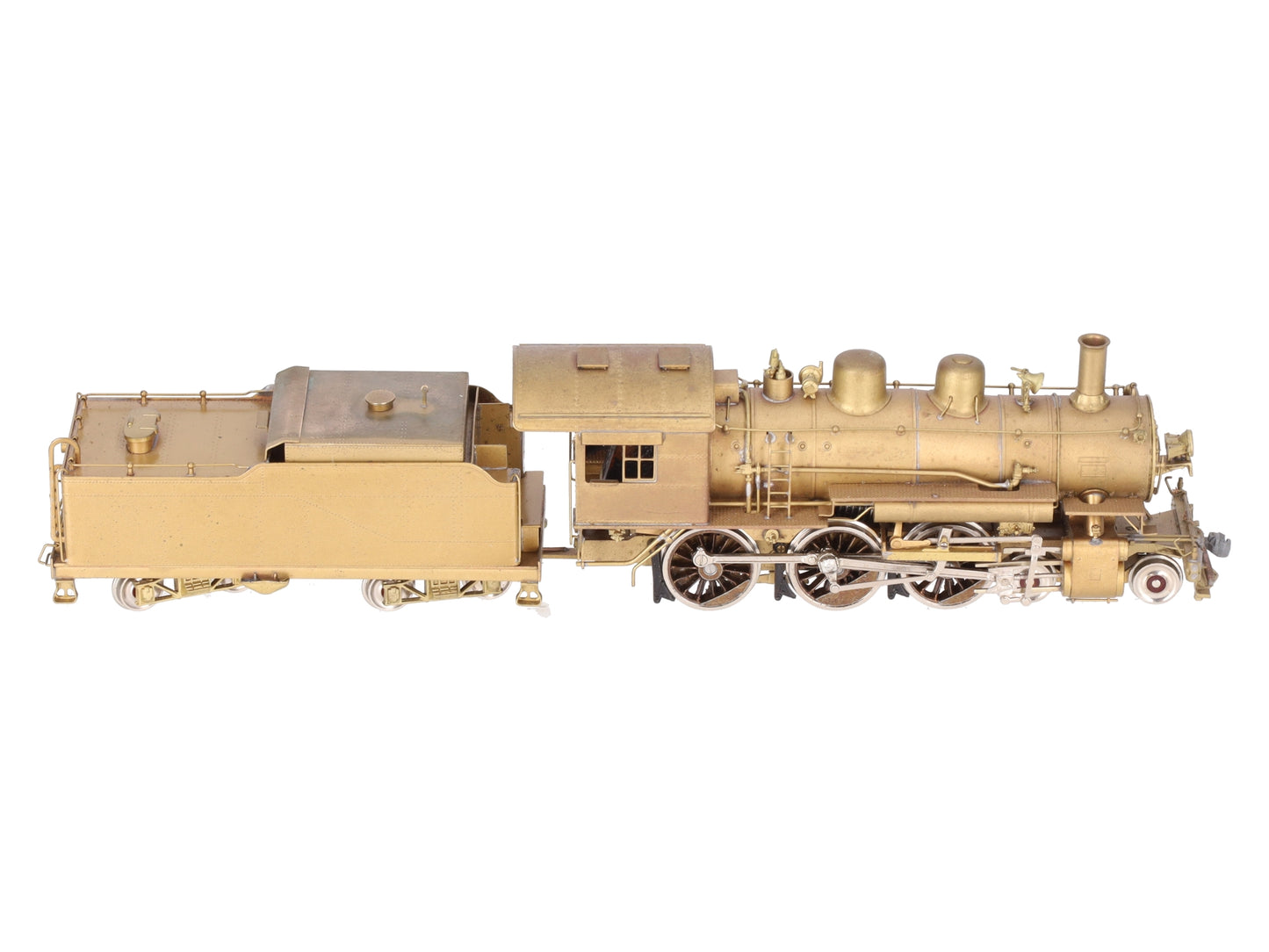 Pacific Fast Mail HO BRASS Western Pacific 4-6-0 Steam Loco & Tender-Unpainted VG/Box