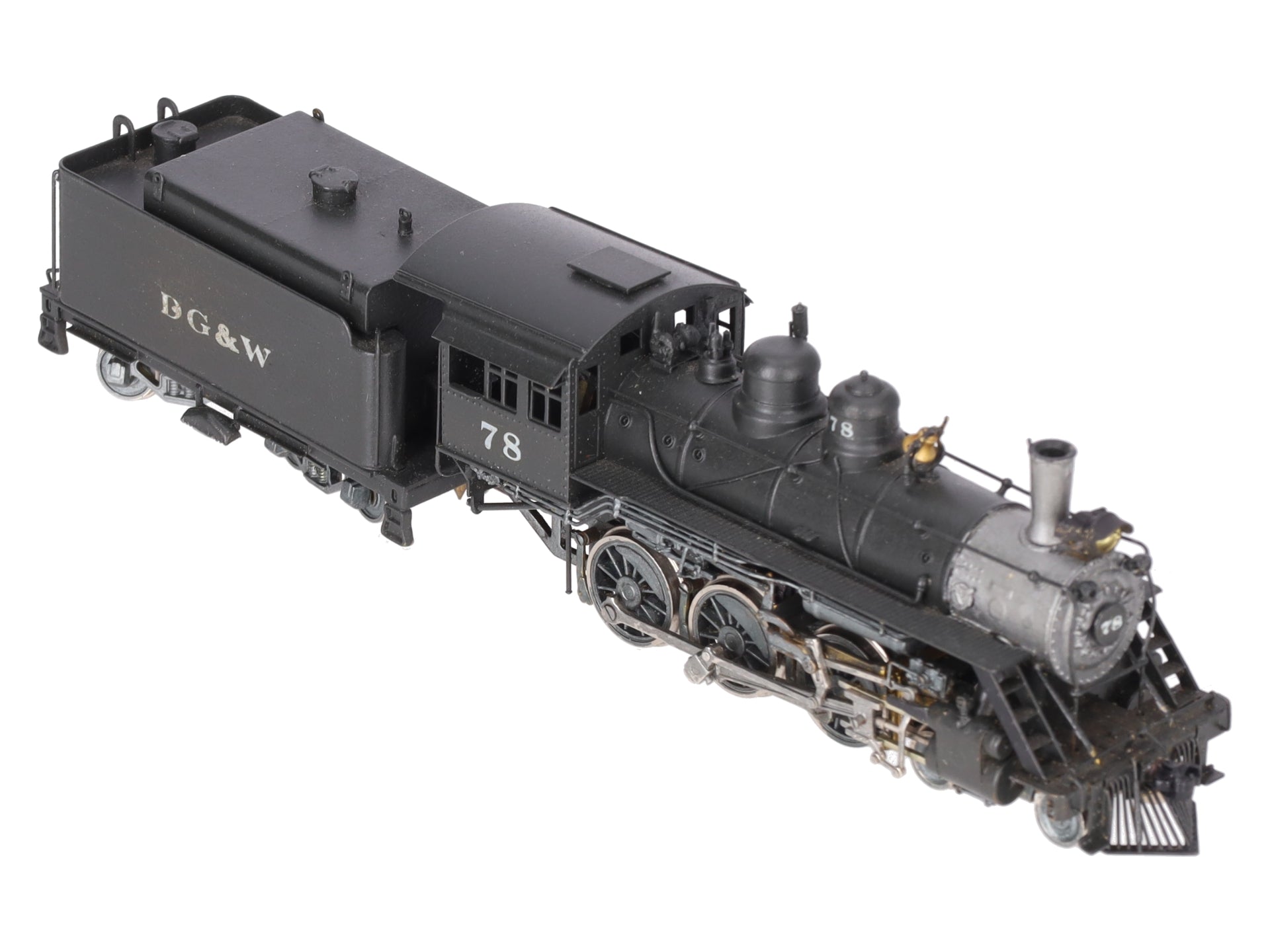 Fujiyama 170086 HO Scale BRASS 4-6-0 DG&W Steam Locomotive w/ Tender-Painted EX/Box