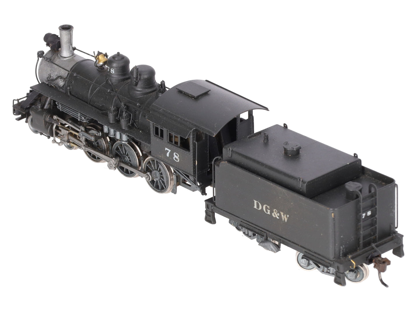 Fujiyama 170086 HO Scale BRASS 4-6-0 DG&W Steam Locomotive w/ Tender-Painted EX/Box