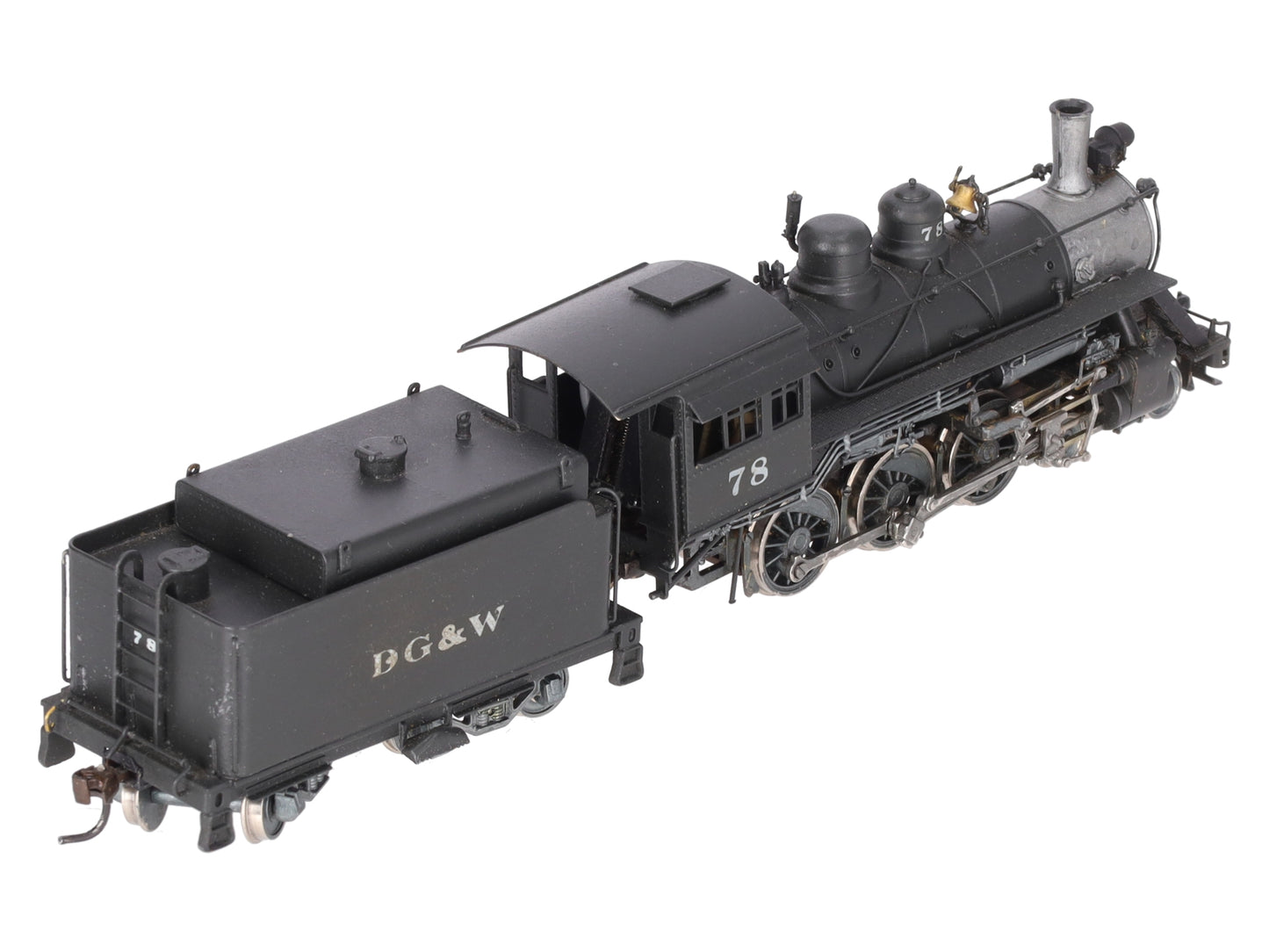 Fujiyama 170086 HO Scale BRASS 4-6-0 DG&W Steam Locomotive w/ Tender-Painted EX/Box