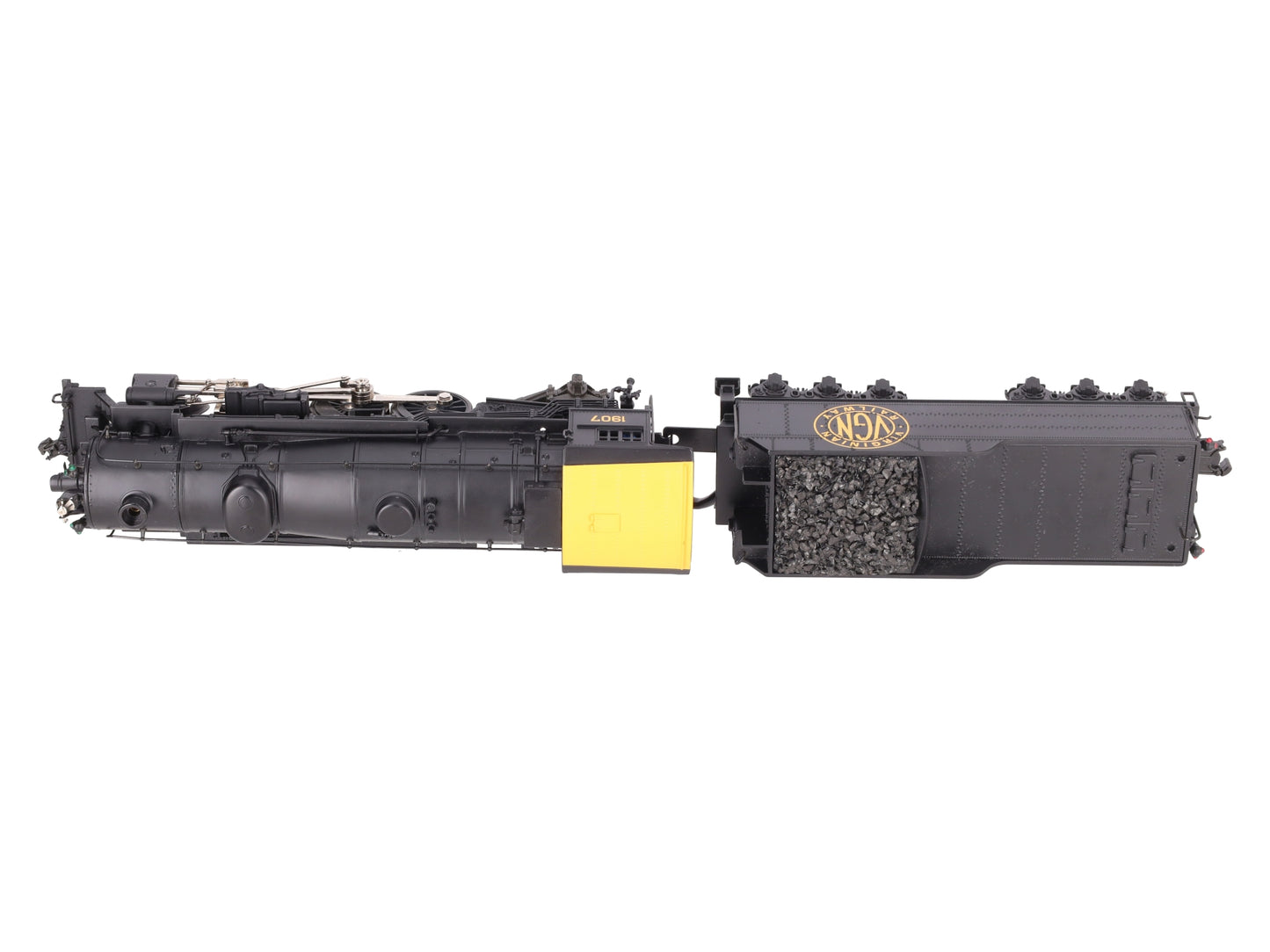 K-Line K3399-0002S O Virginian Pacific Steam Locomotive w/TMCC #1907 LN/Box