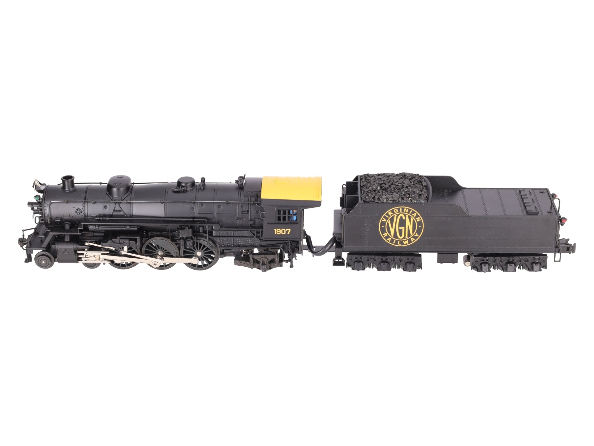 K-Line K3399-0002S O Virginian Pacific Steam Locomotive w/TMCC #1907 LN/Box