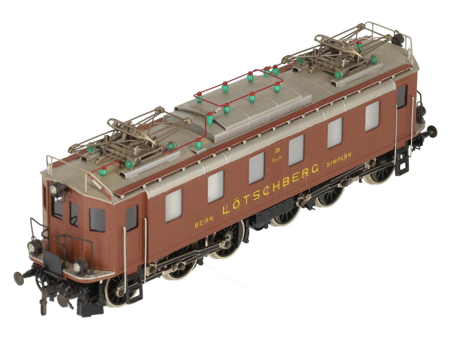 Metropolitan 702 HO Brass BLS Ce 6/6 Serie Electric Locomotive #121 LN/Box