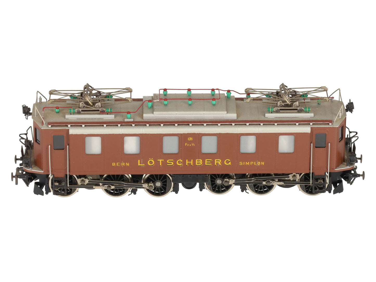 Metropolitan 702 HO Brass BLS Ce 6/6 Serie Electric Locomotive #121 LN/Box