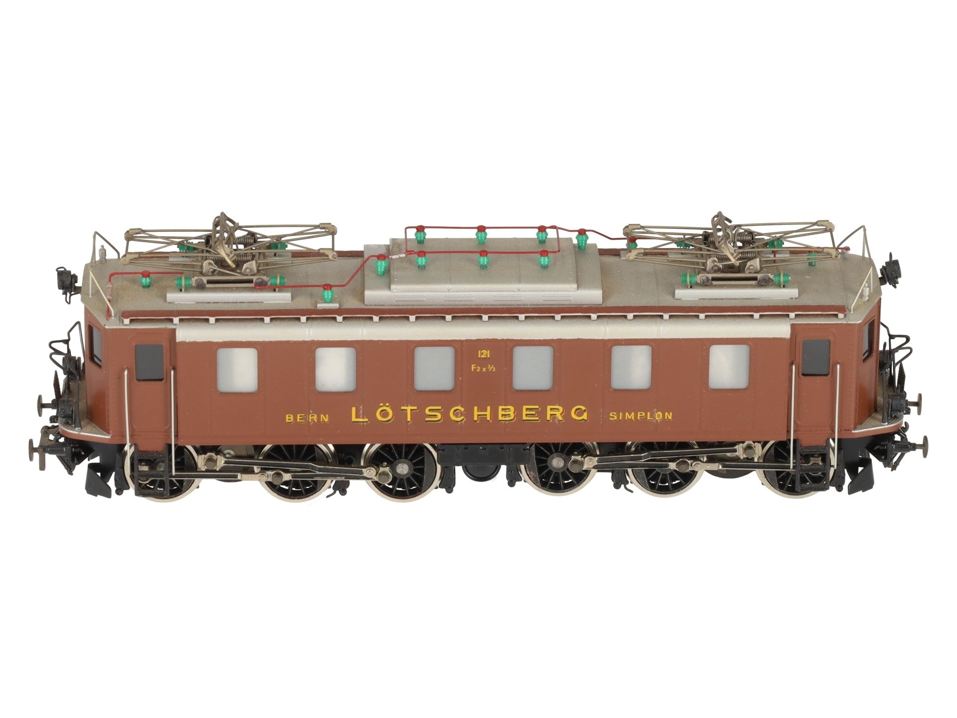 Metropolitan 702 HO Brass BLS Ce 6/6 Serie Electric Locomotive #121 LN/Box