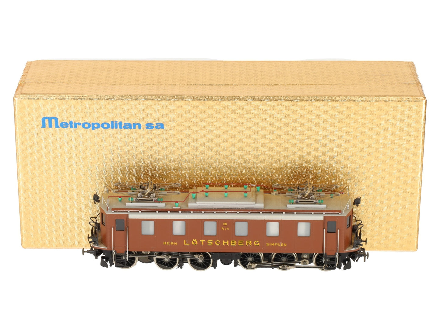 Metropolitan 702 HO Brass BLS Ce 6/6 Serie Electric Locomotive #121 LN/Box