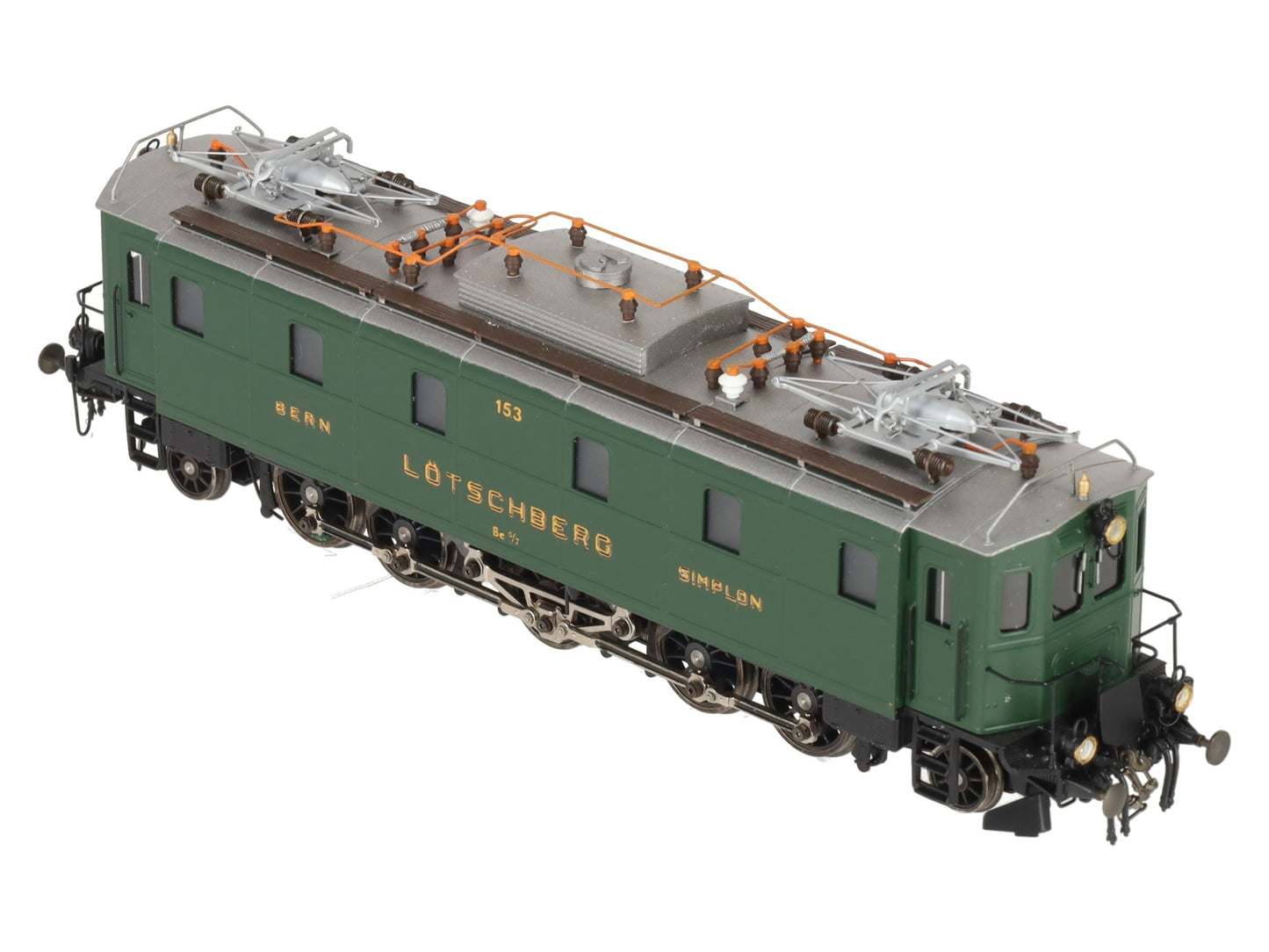 Metropolitan 666 HO Brass BLS Super Be 5/7 Electric Locomotive #153 LN/Box