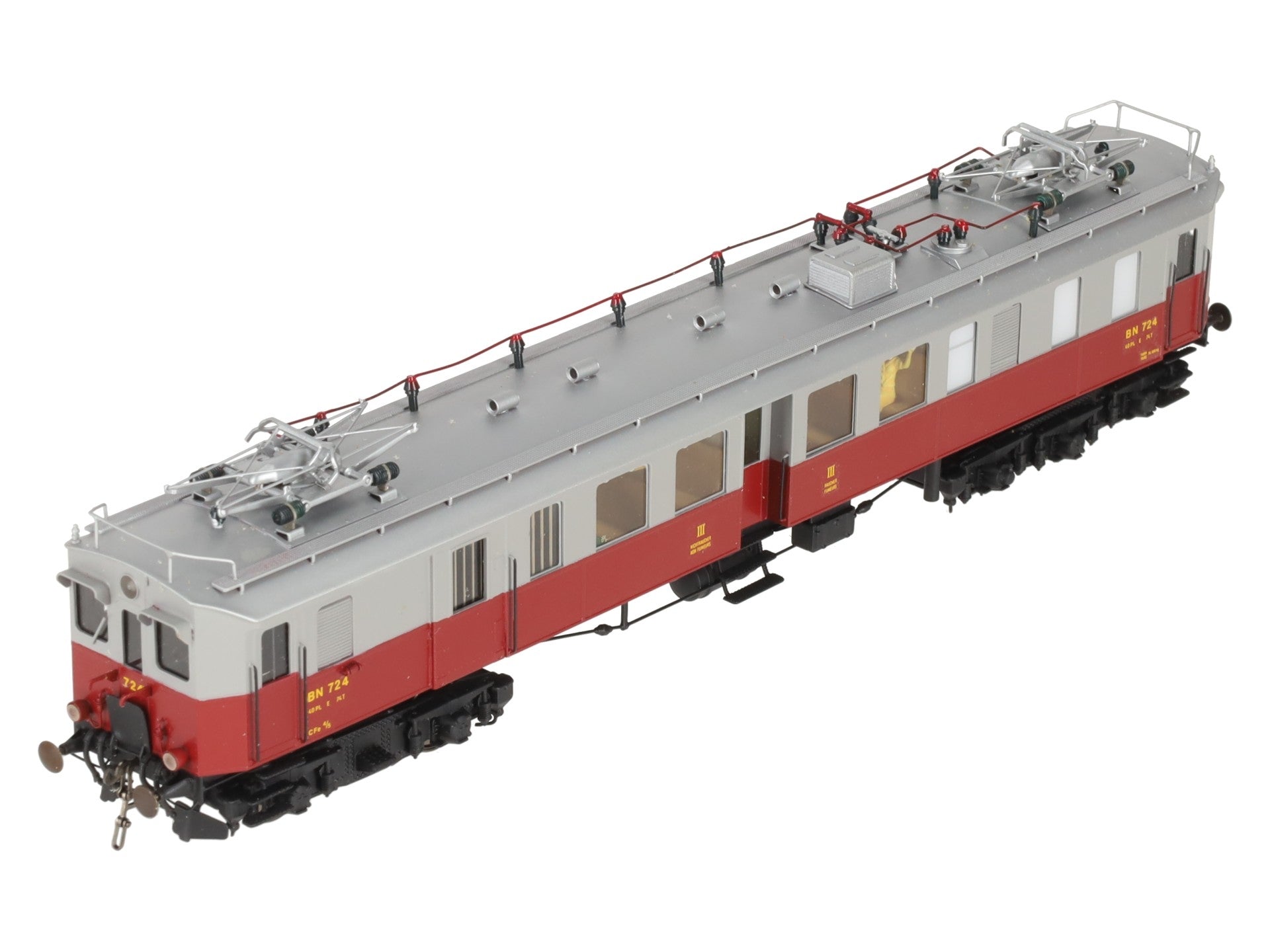 Metropolitan 707 HO Brass BLS/BN Cfe 4/5 Electric Locomotive LN/Box