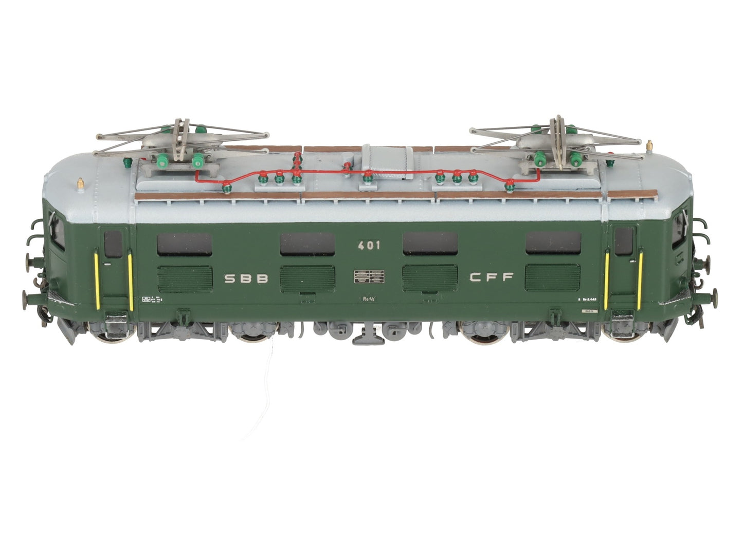 Metropolitan 736 HO Brass SBB RE 4/4 Electric Locomotive #401 LN/Box
