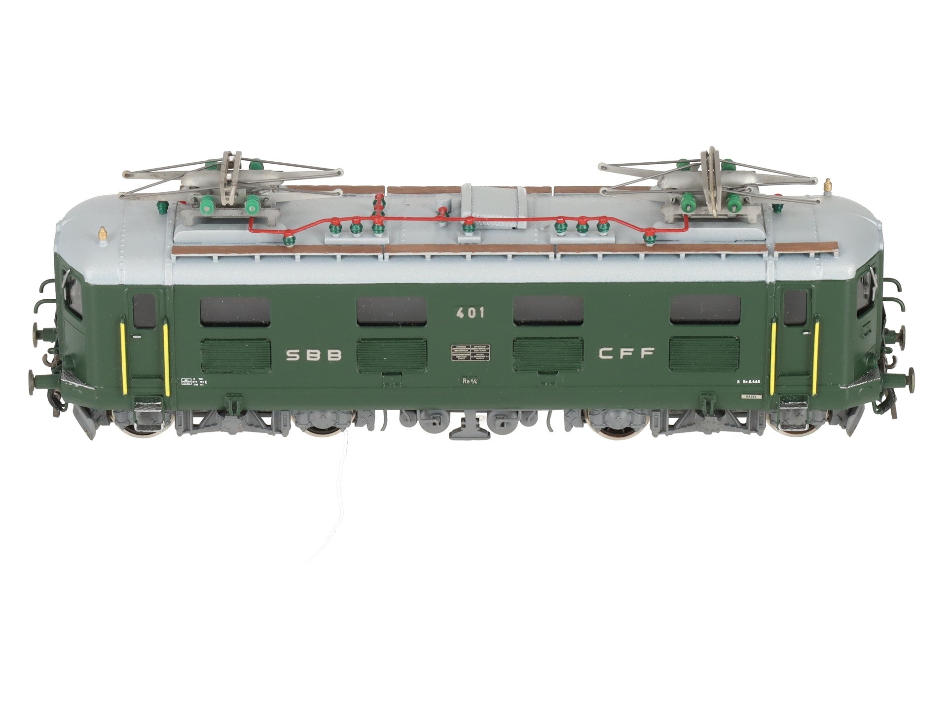 Metropolitan 736 HO Brass SBB RE 4/4 Electric Locomotive #401 LN/Box
