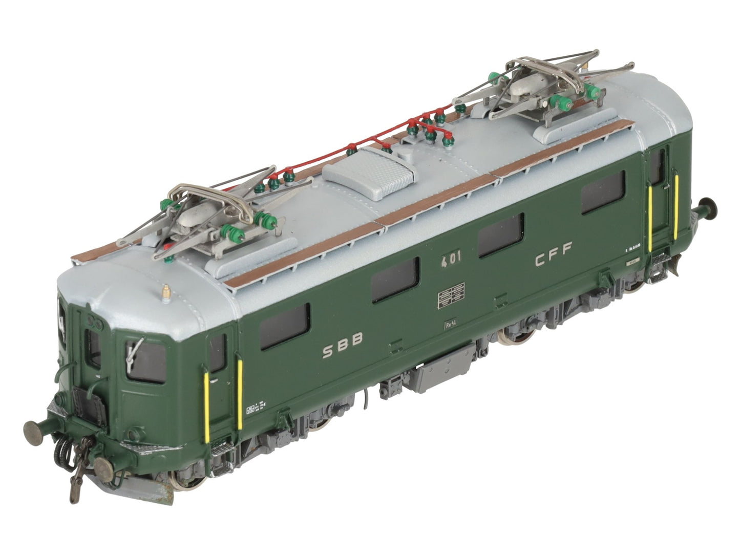 Metropolitan 736 HO Brass SBB RE 4/4 Electric Locomotive #401 LN/Box