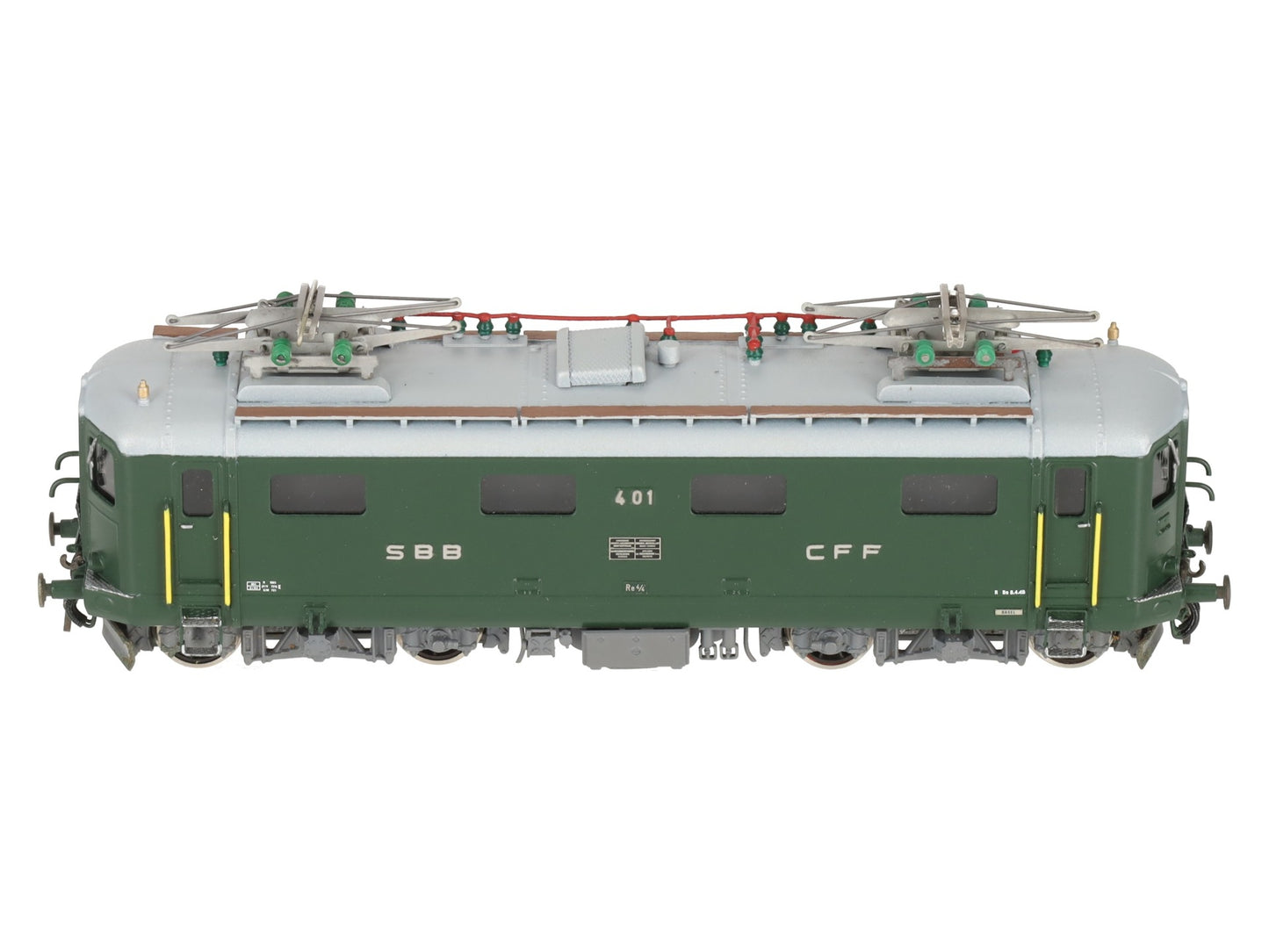 Metropolitan 736 HO Brass SBB RE 4/4 Electric Locomotive #401 LN/Box