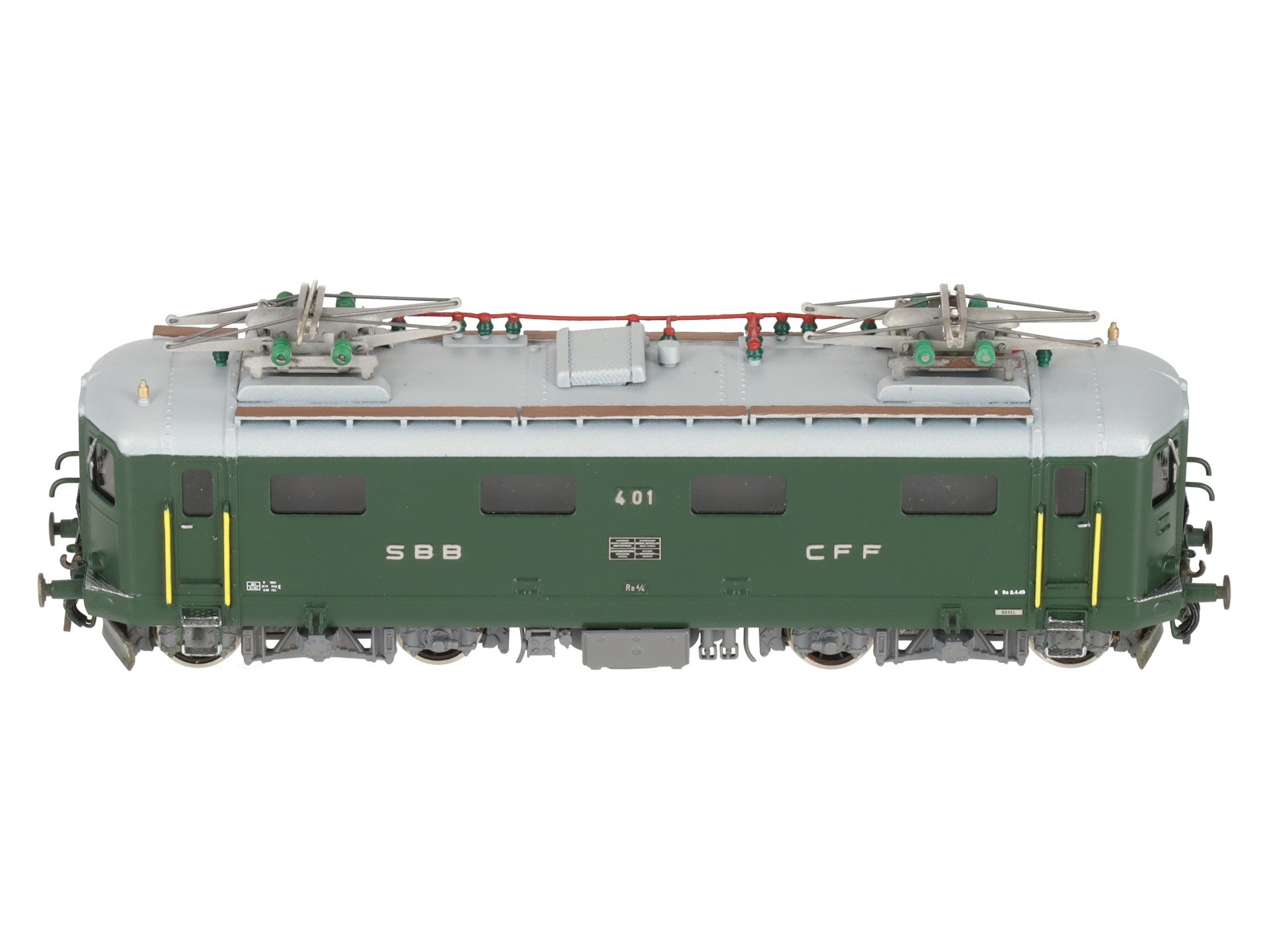Metropolitan 736 HO Brass SBB RE 4/4 Electric Locomotive #401 LN/Box