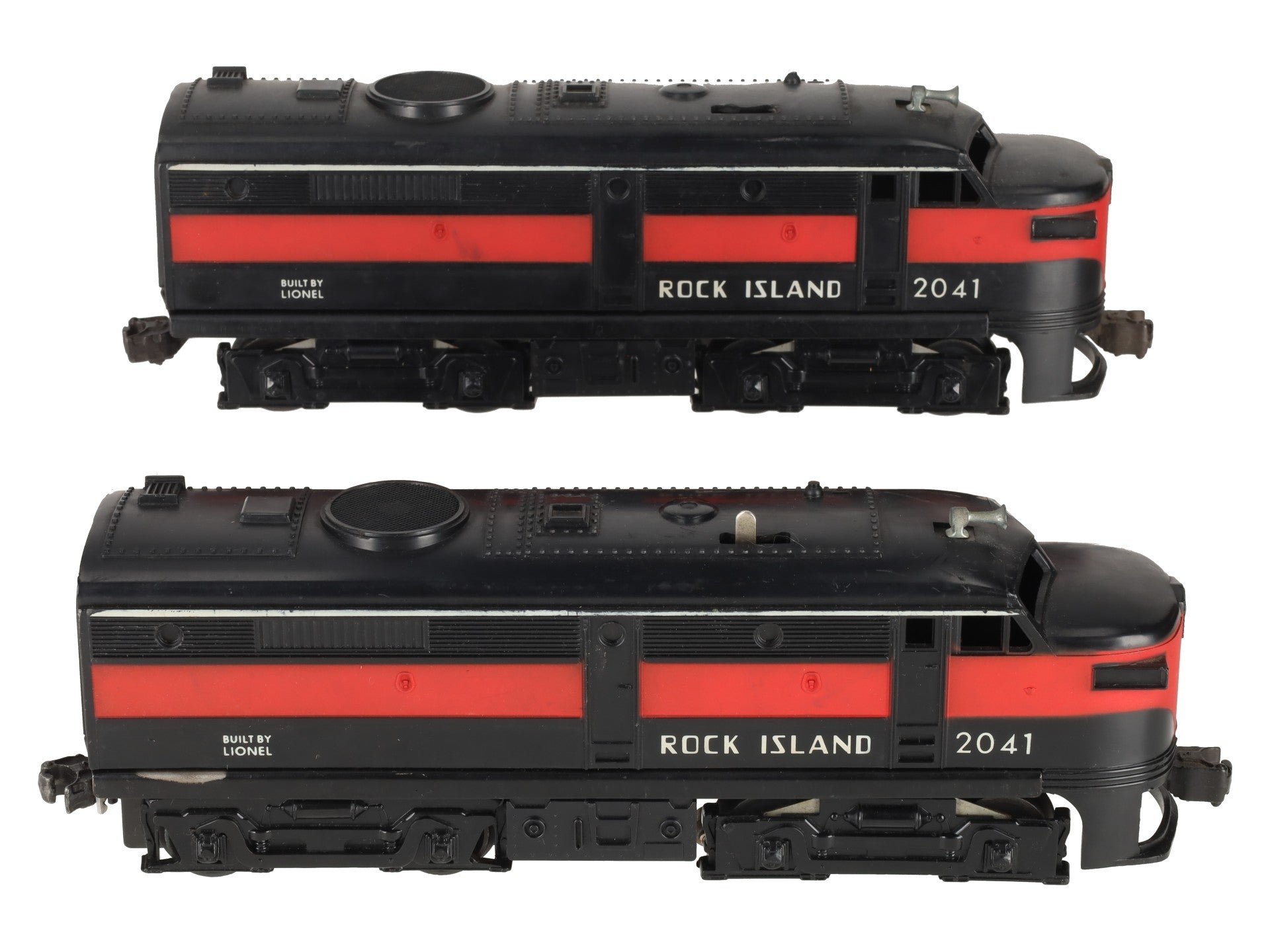 Lionel 2041 Vintage O Rock Island Alco FA AA Diesel Locomotive Set EX