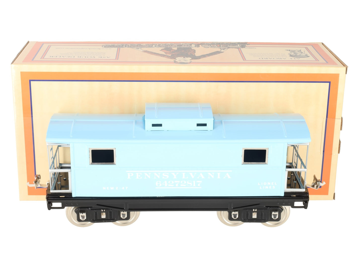 MTH 11-30159 Standard Gauge Pennsylvania Railroad Caboose LN/Box