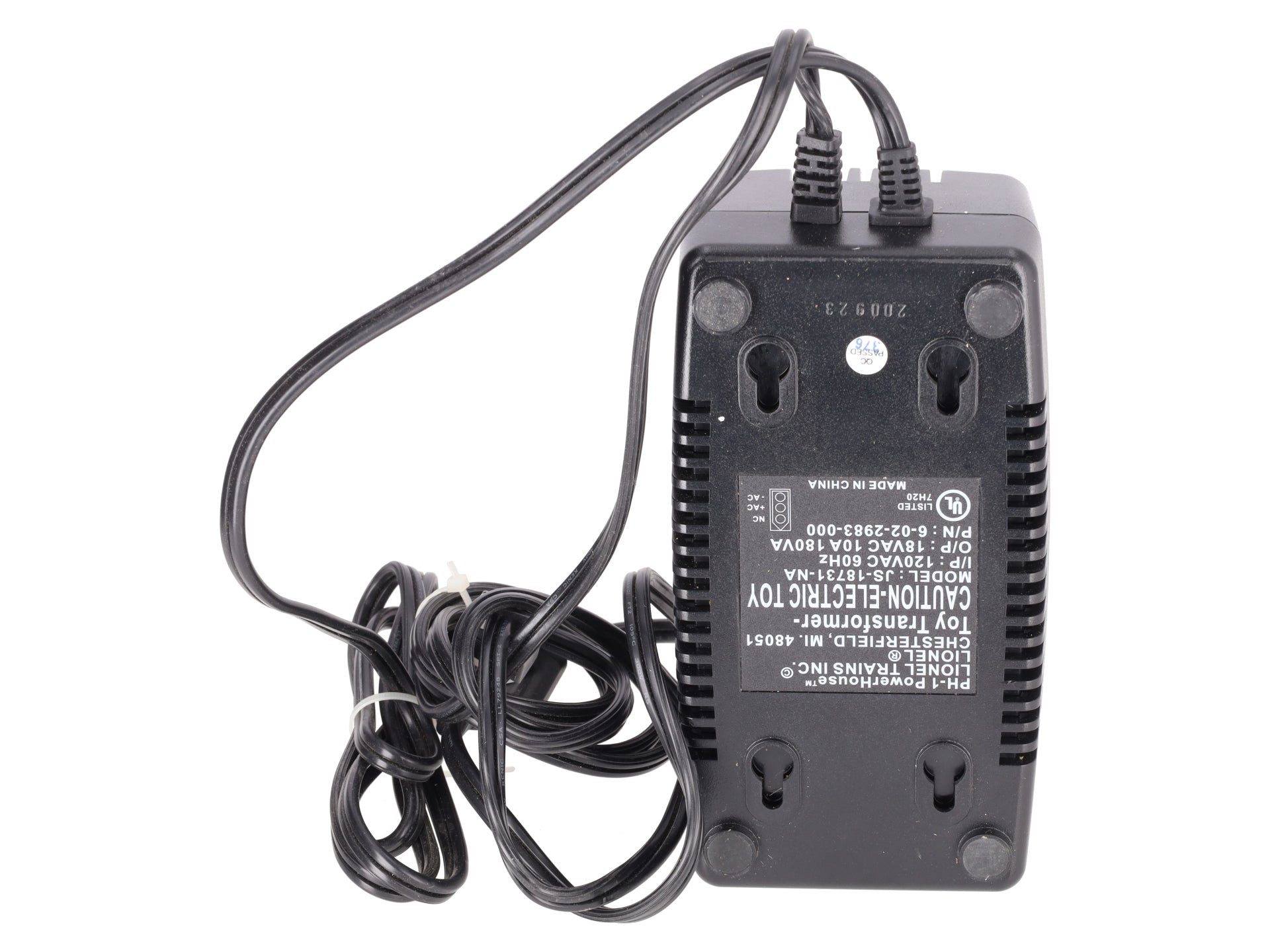 Lionel 6-22983 O 180 Watt Powerhouse Power Supply EX
